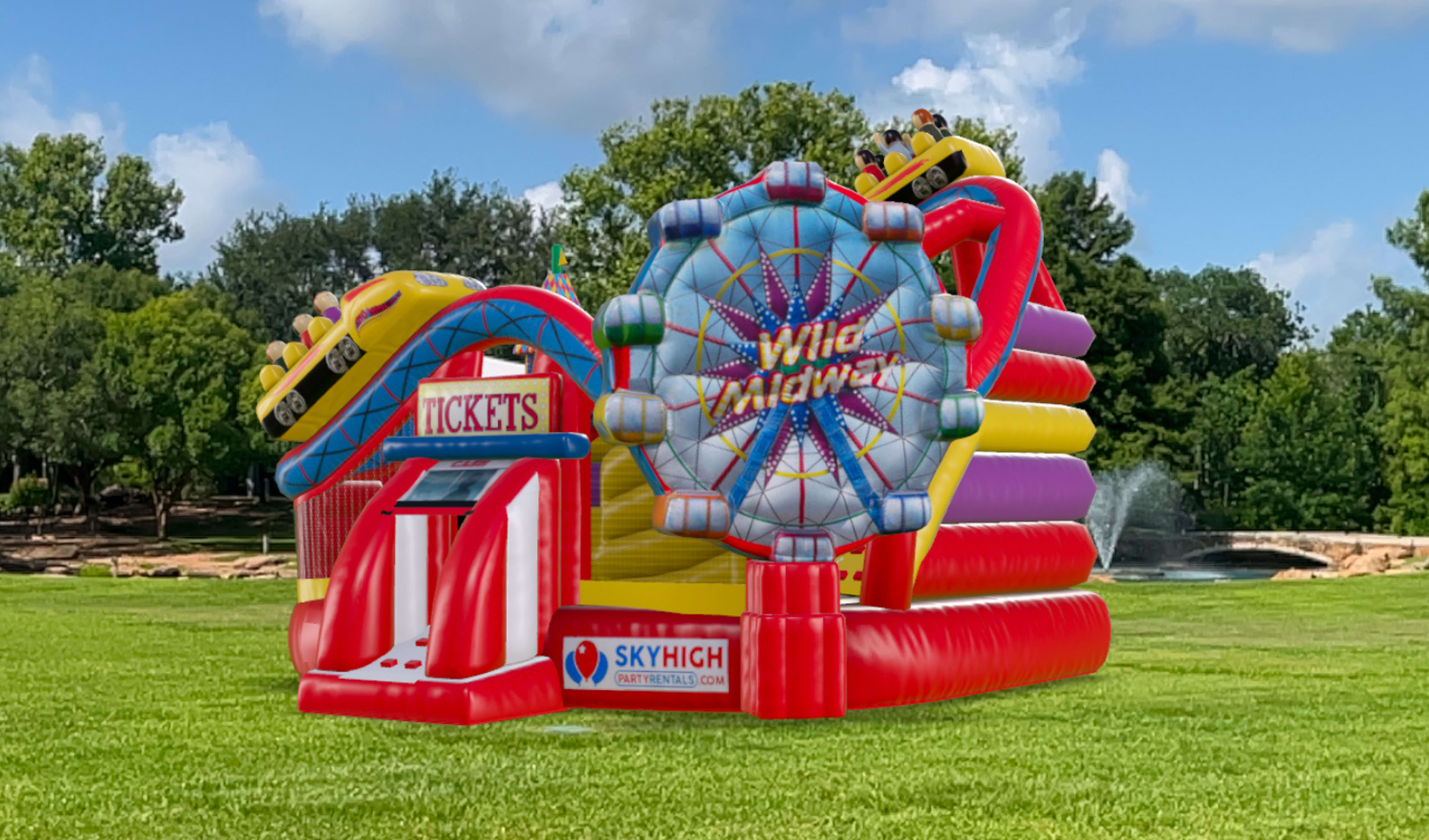 Amusement Park Toddler Bounce House Soft Play Rentals