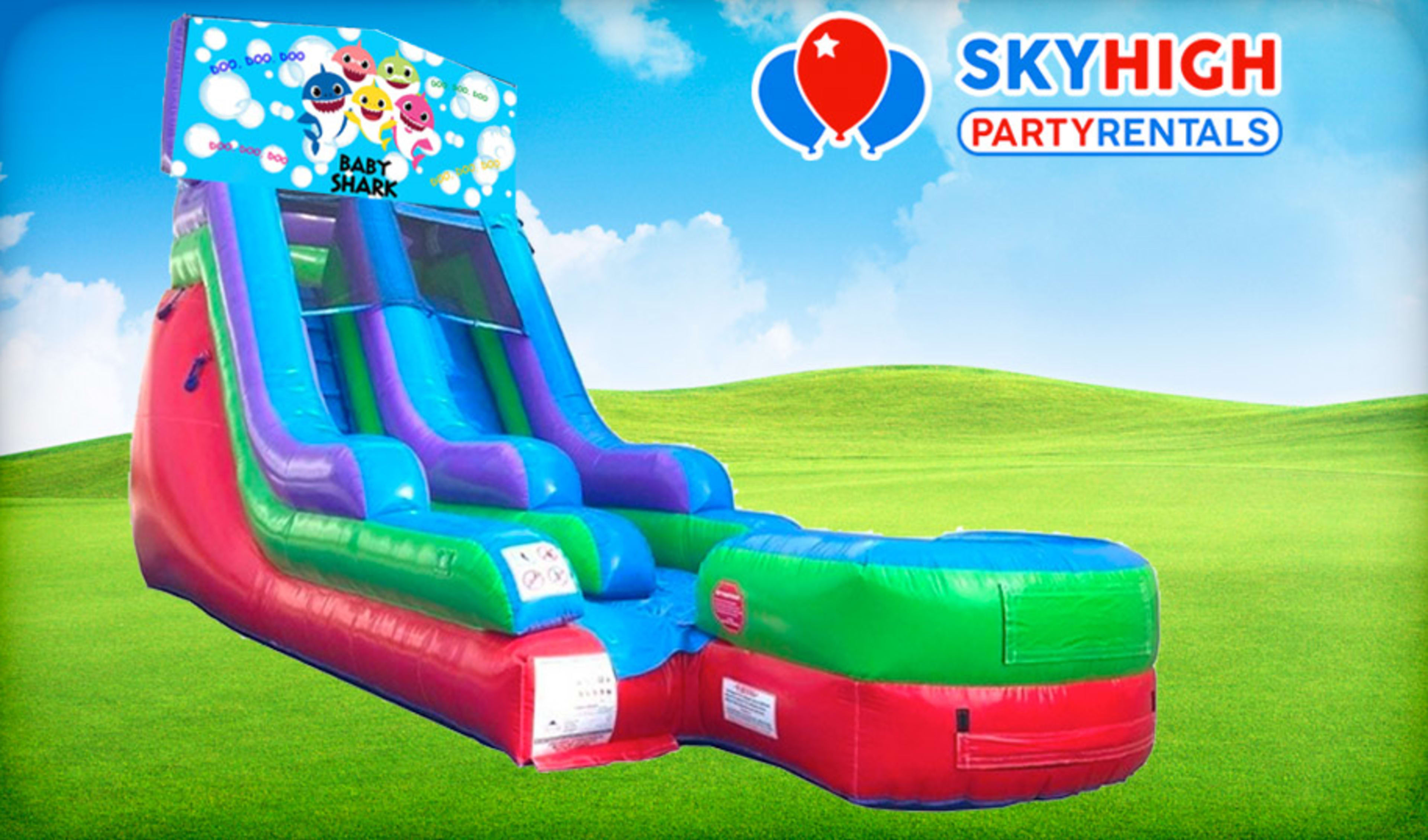 15ft Baby Shark Slide