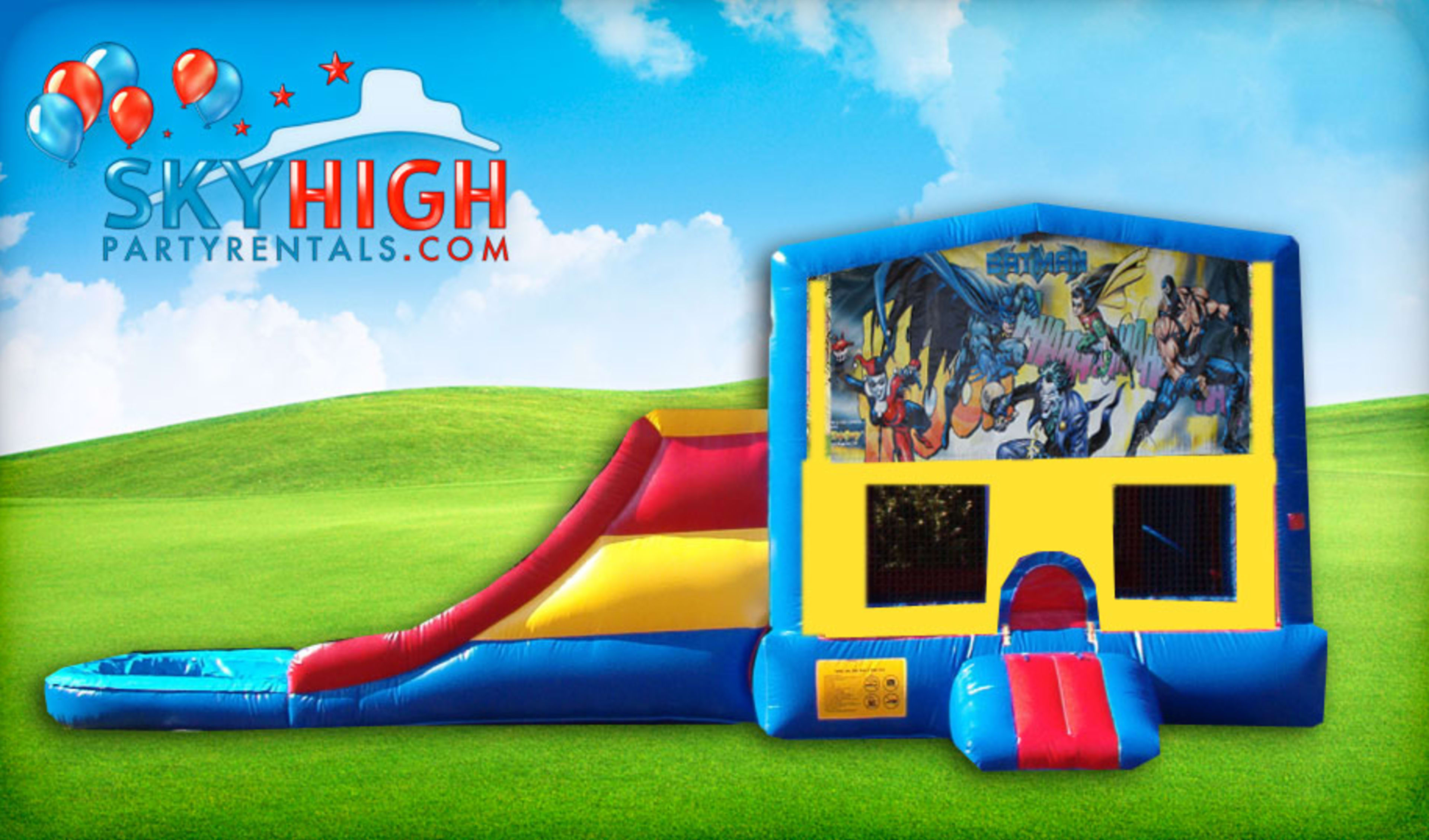 Batman 3in1 obstacle and slide