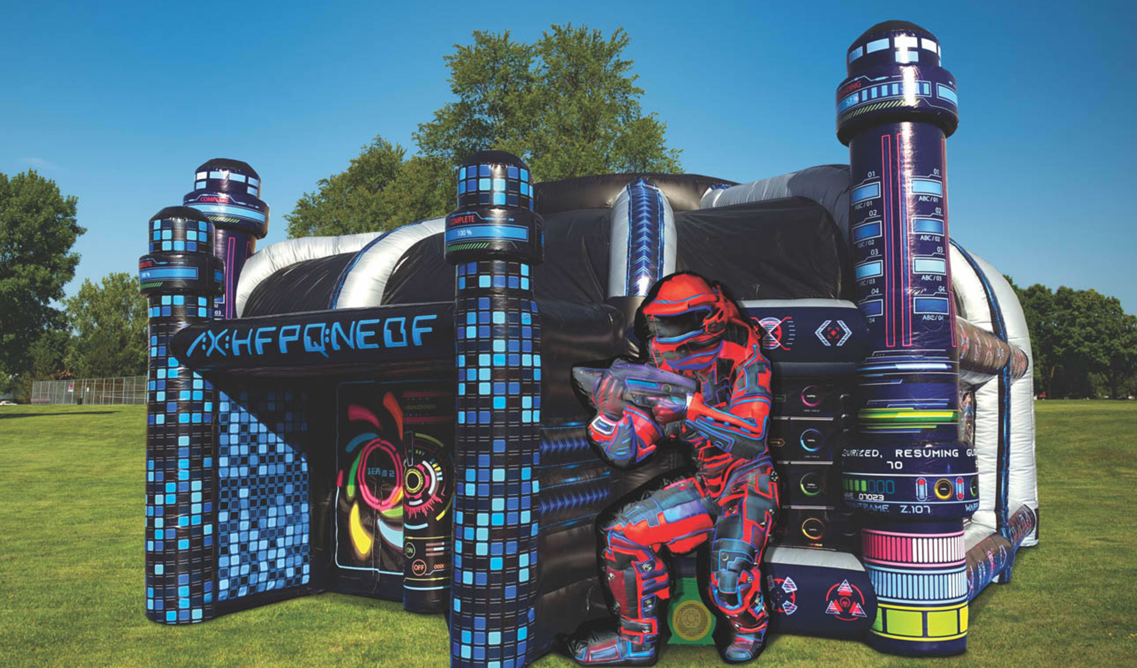 Black Light Laser Tag Battle Dome Rentals