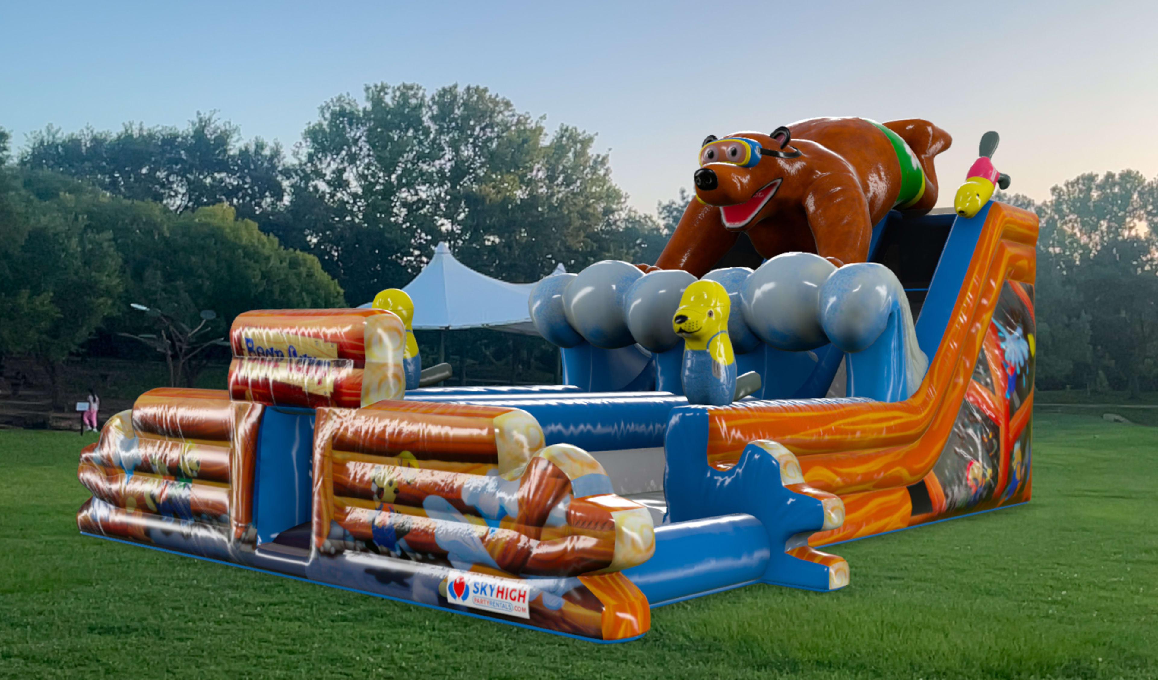 Bear Camp Inflatable Water Slide Rental