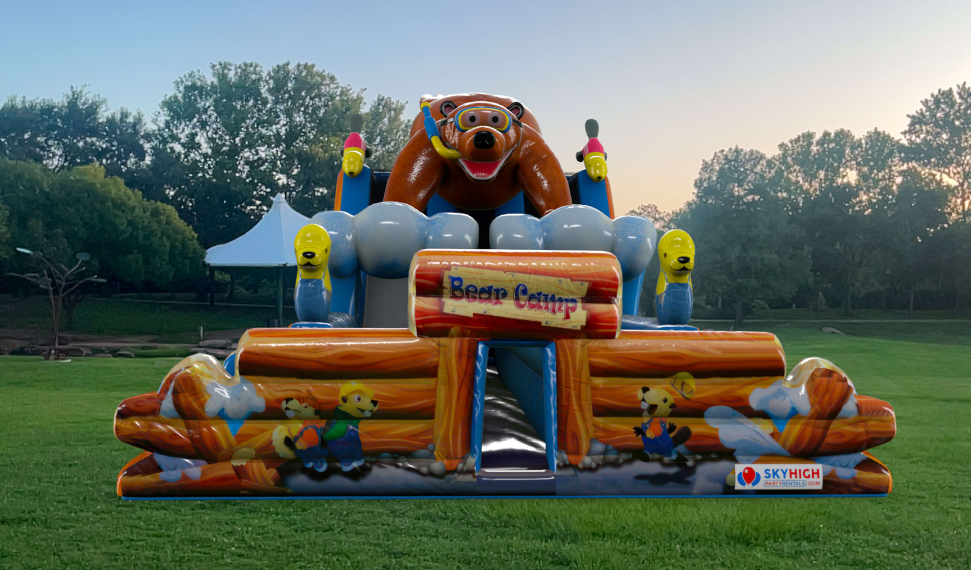 Bear Camp Inflatable Water Slide Rental