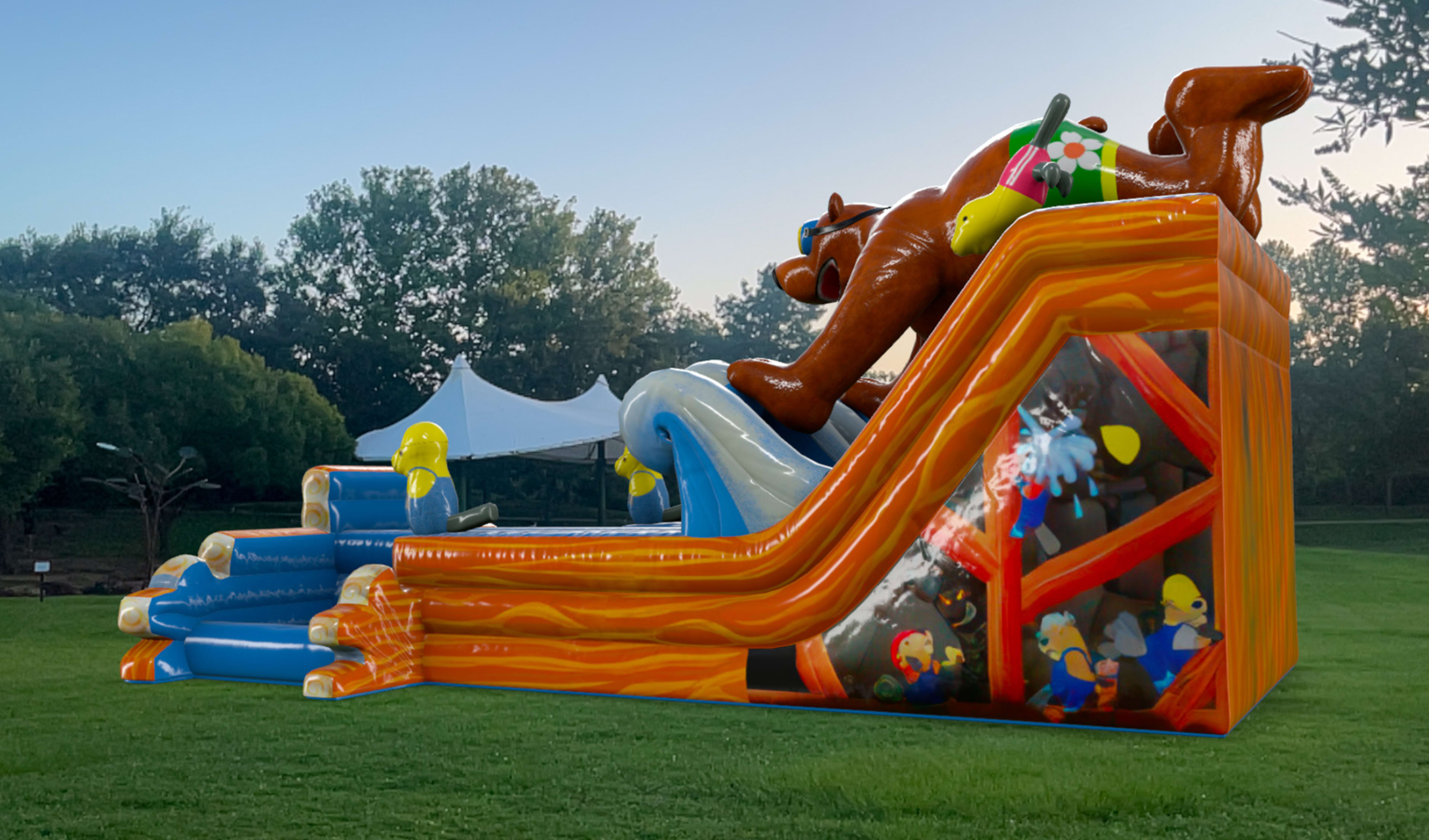 Bear Camp Inflatable Water Slide Rental