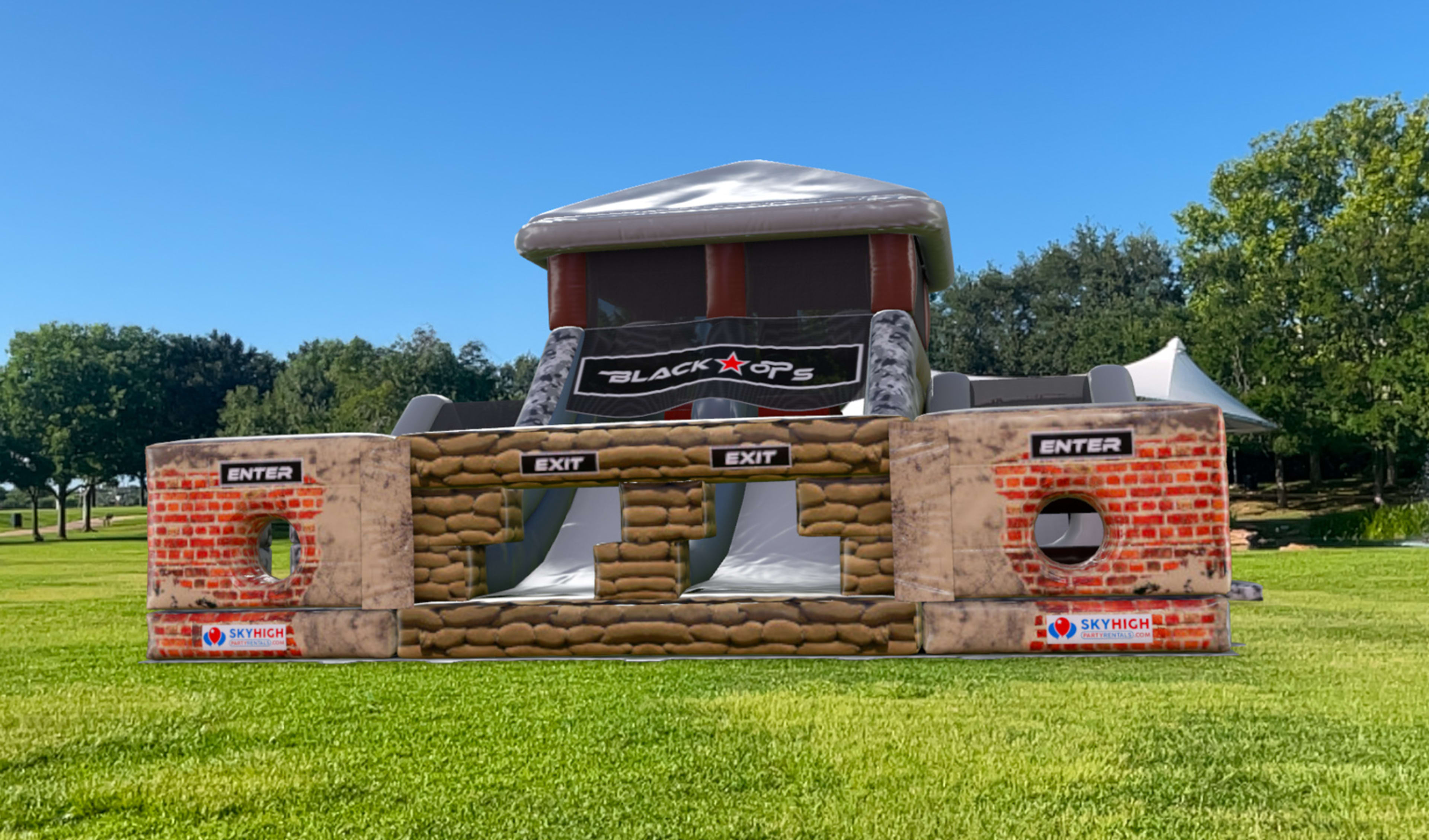 Army Black Ops Inflatable Bounce House Rentals