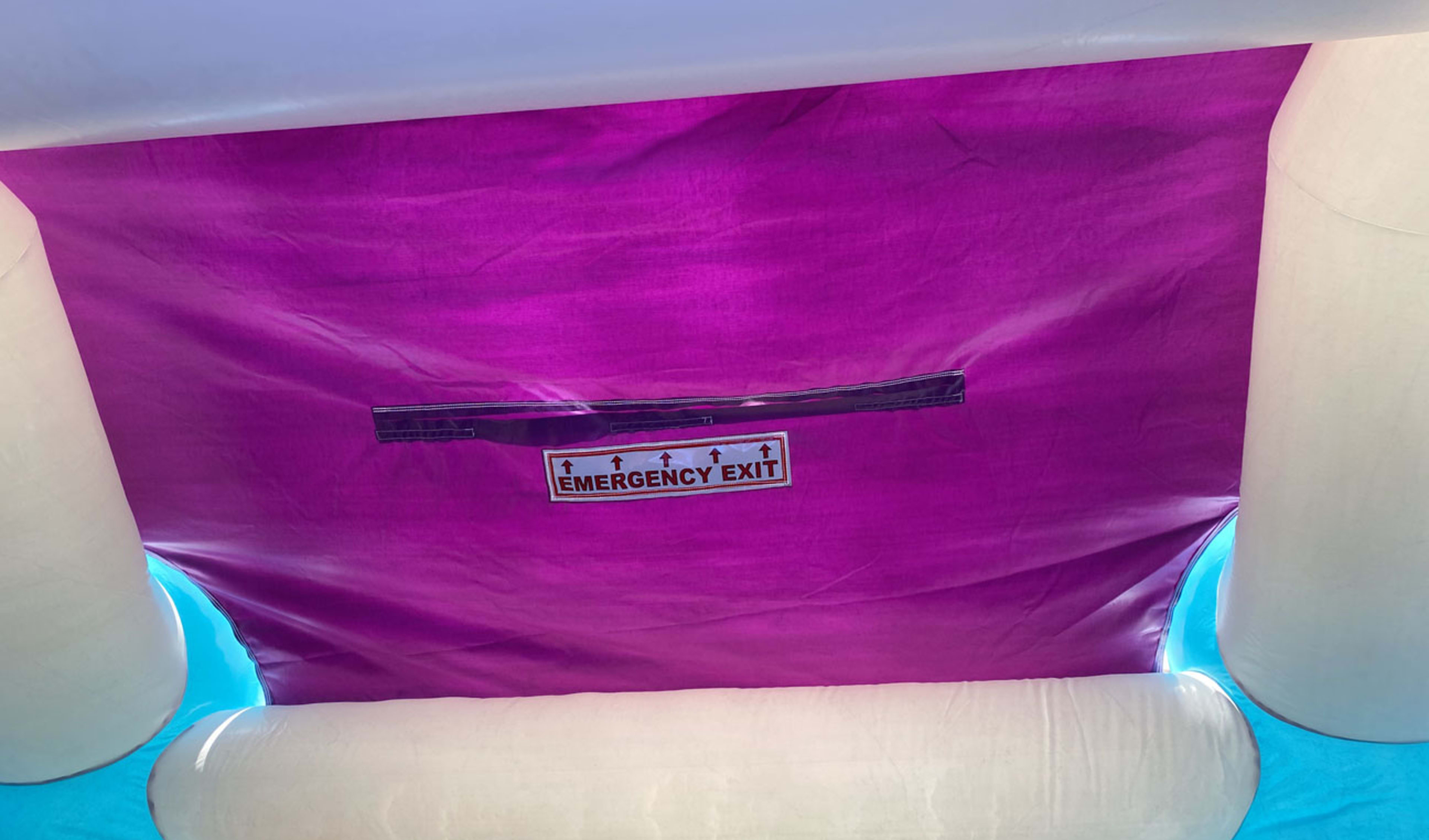 Frozen Bounce House Emergency Exit