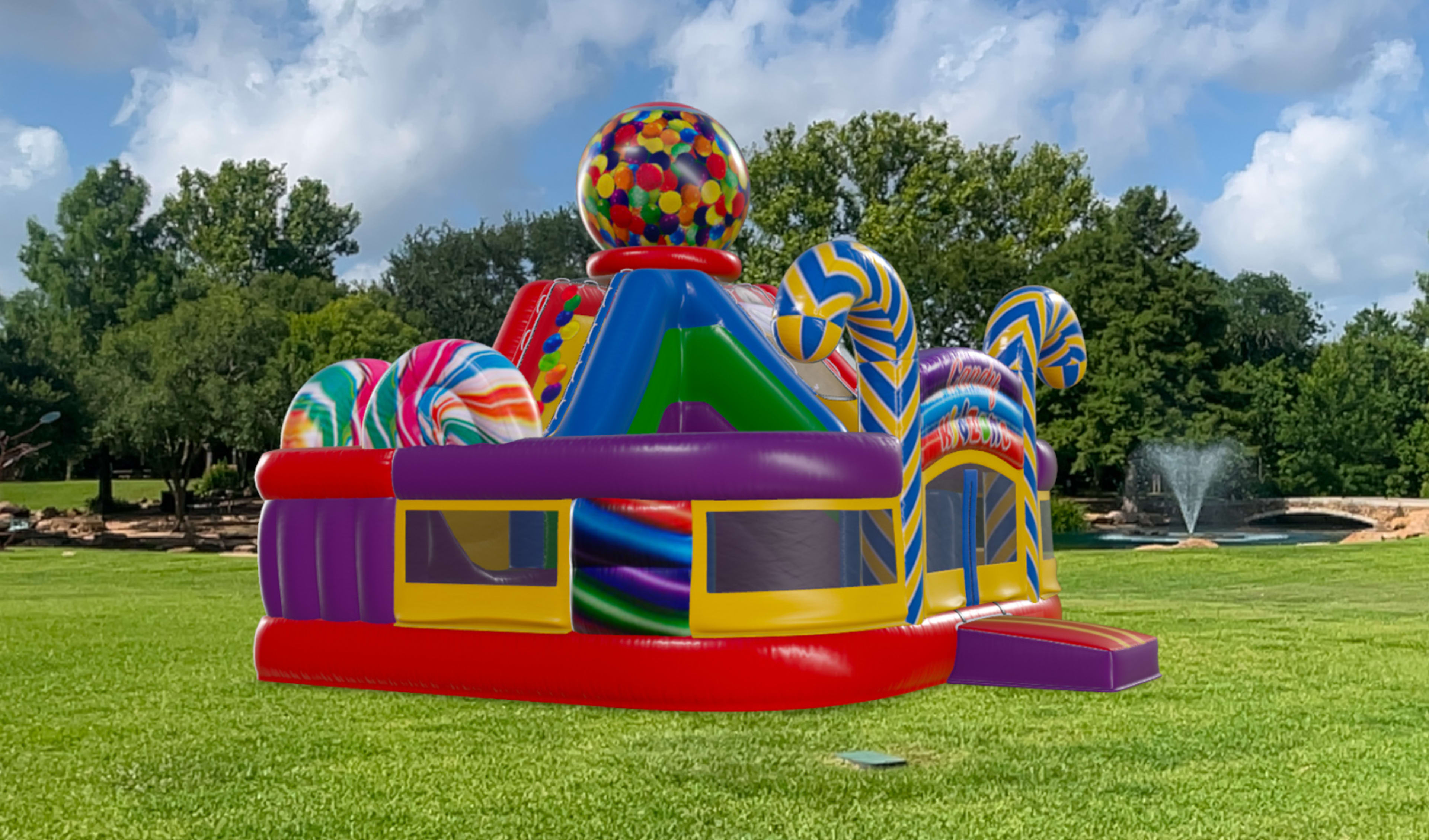 Candy Kidzone Bounce House Soft Play Bounce House