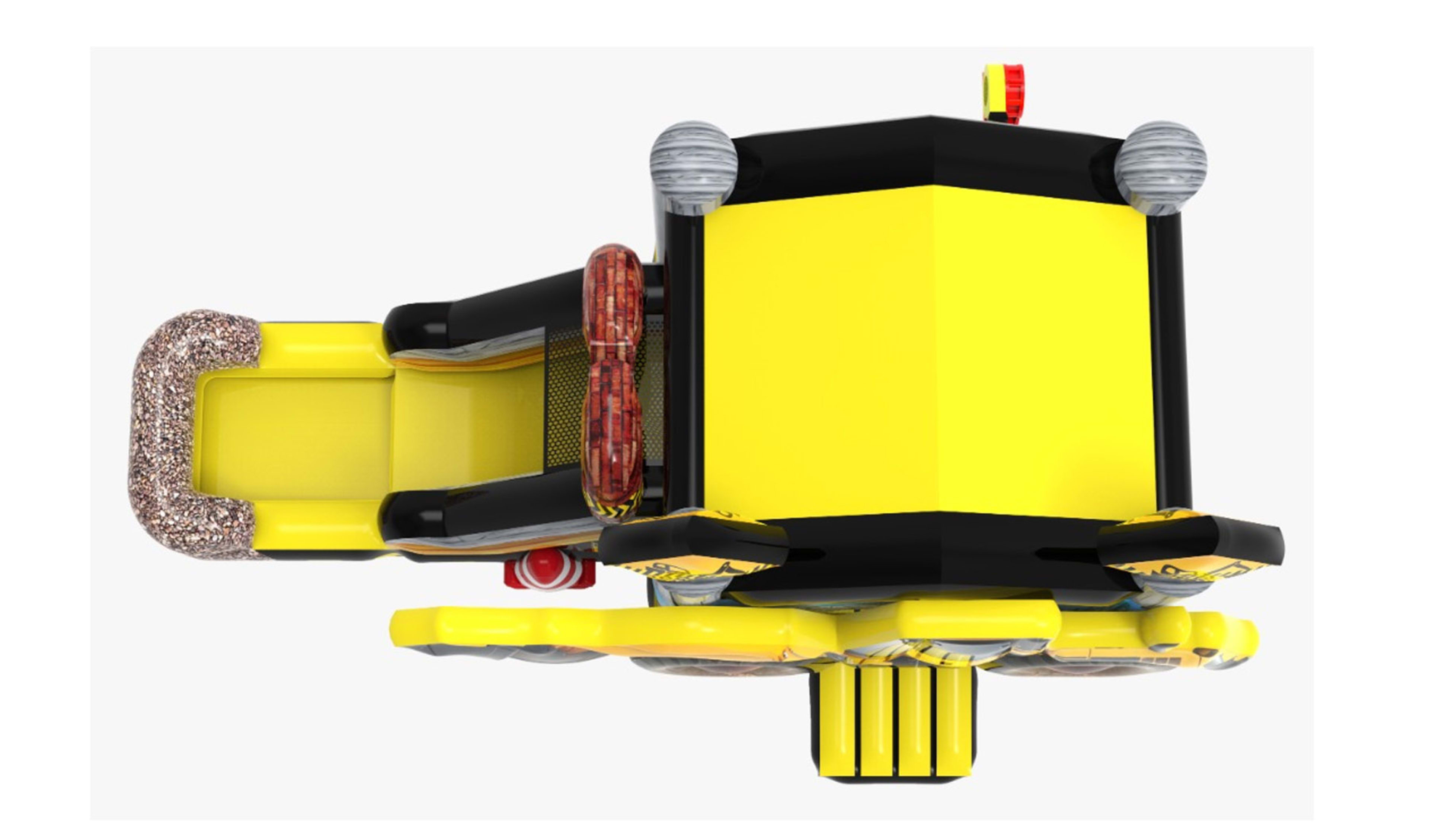 Top Excavator Construction themed kids party bouncers