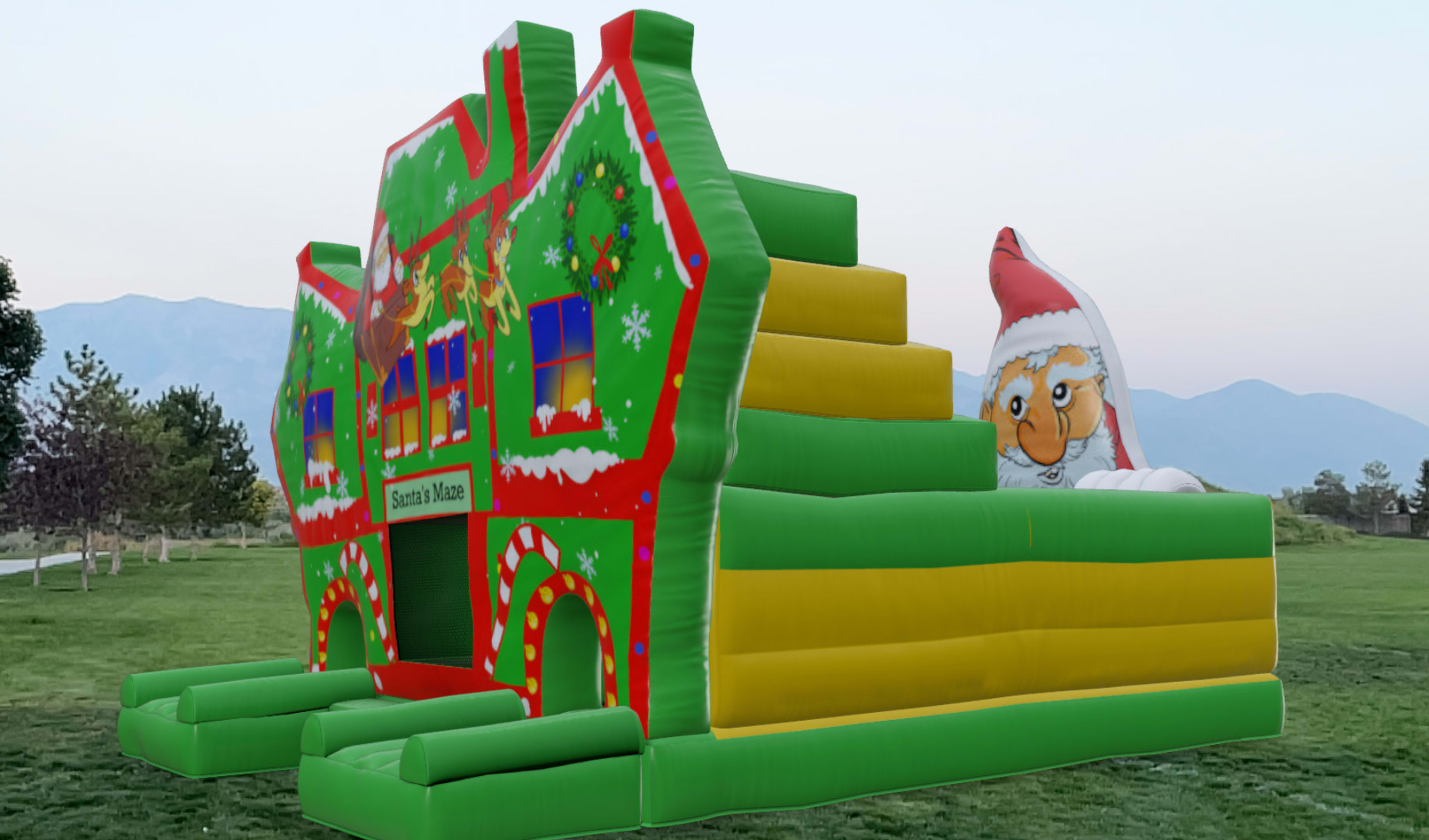 Holiday Santa Party Rentals Obstacle