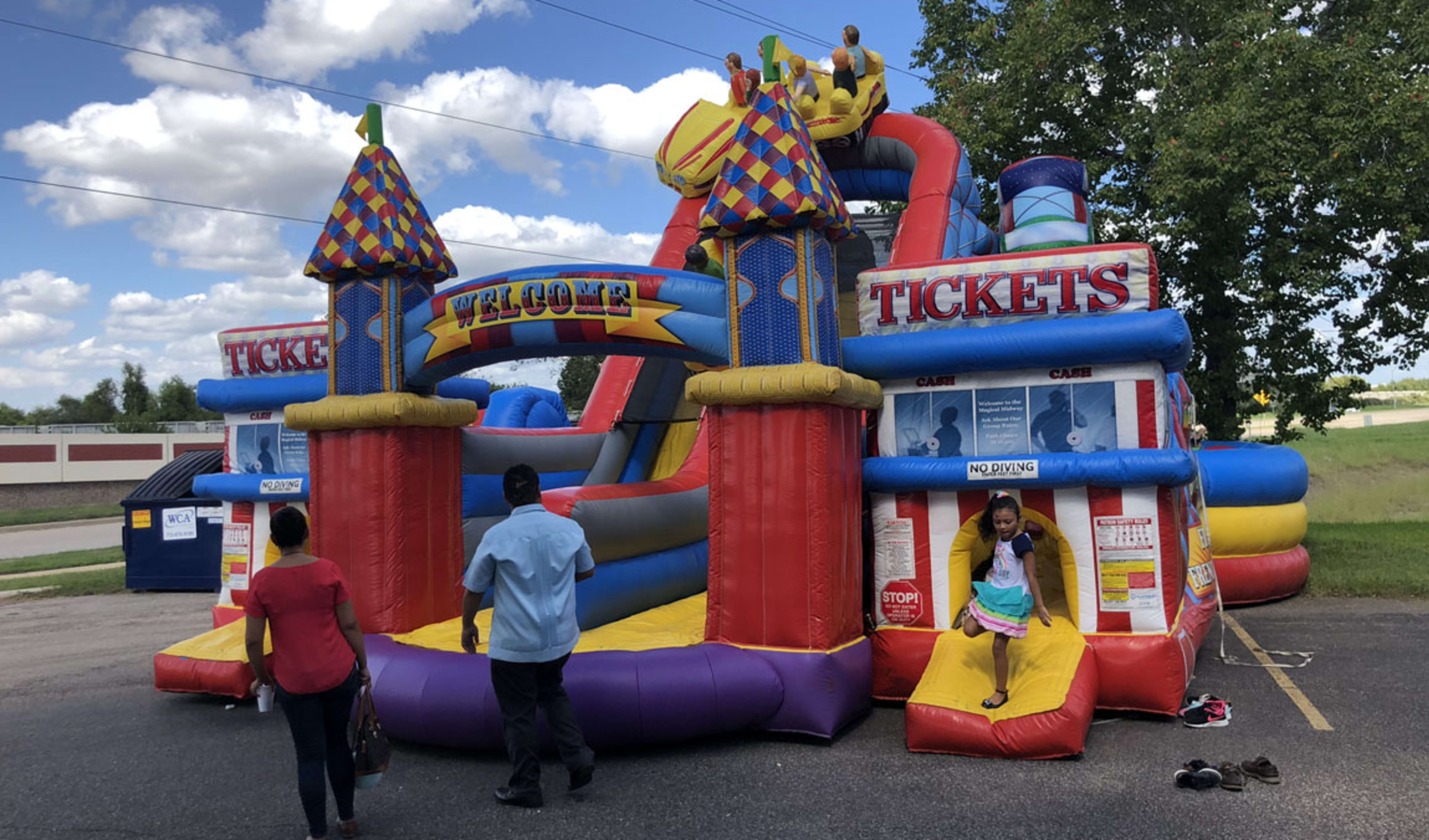 Amusement Park Moonwalk Rental