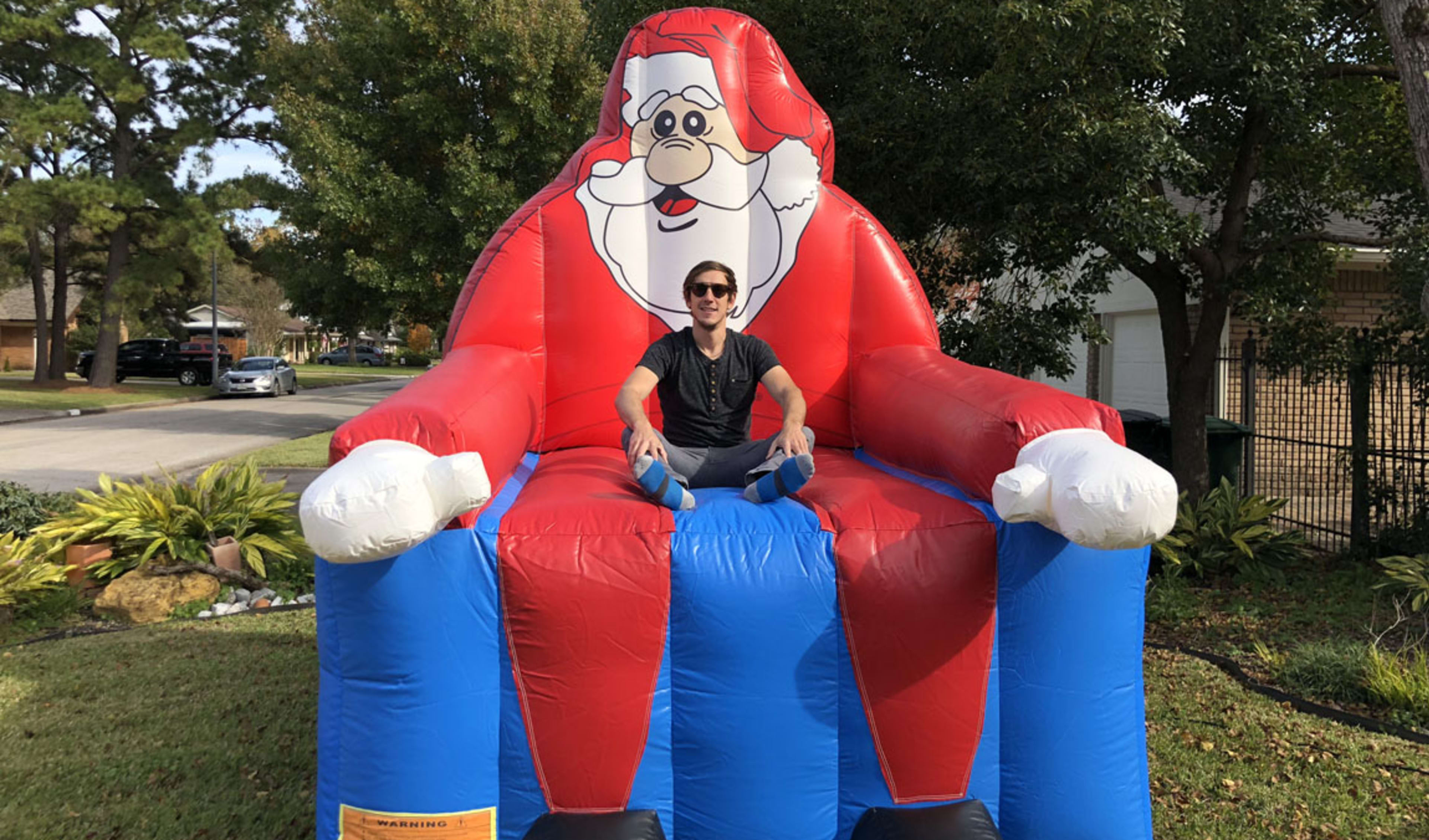 Dallas Inflatable Santa Chair
