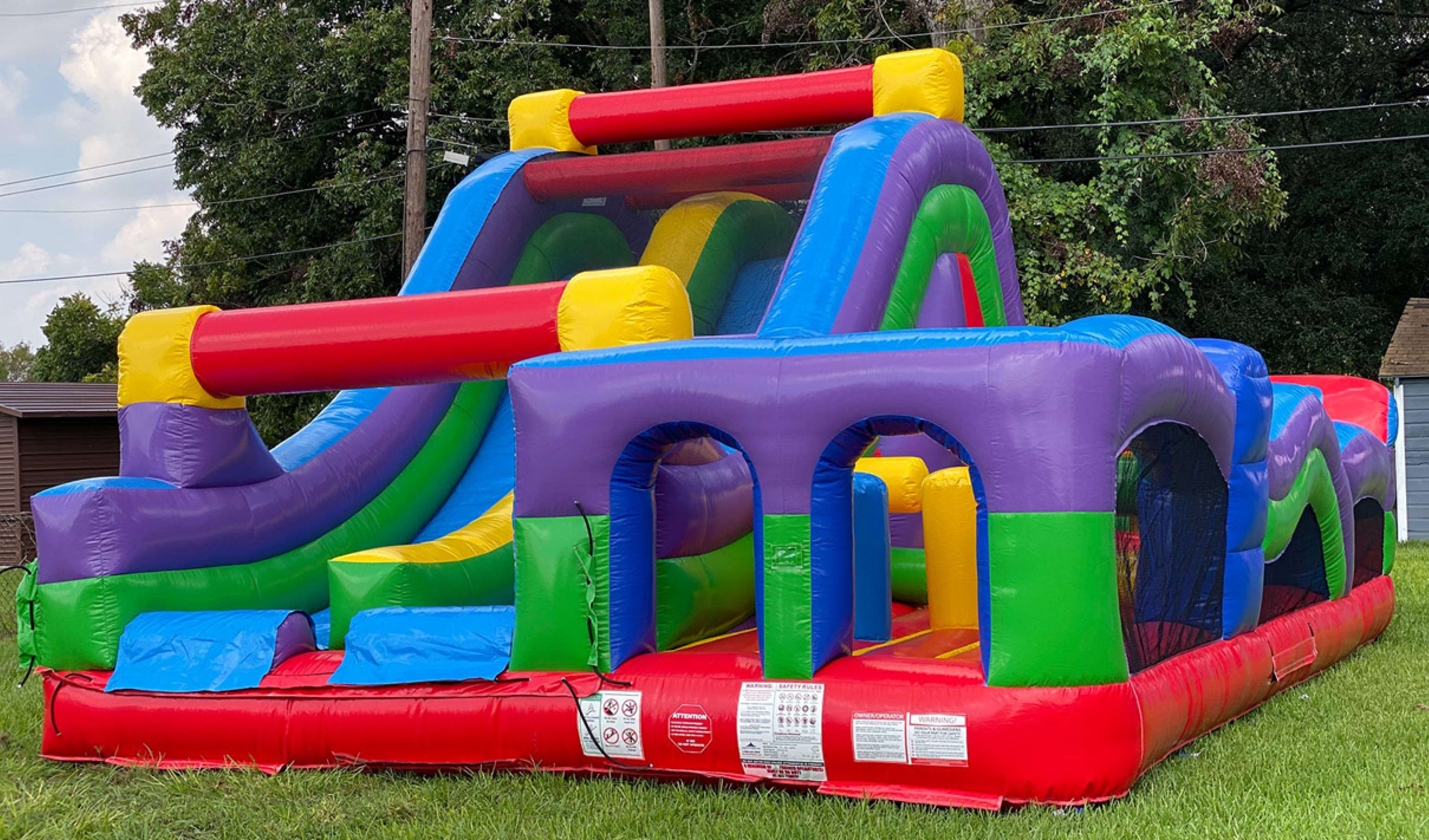 Retro Rockwall with Slide