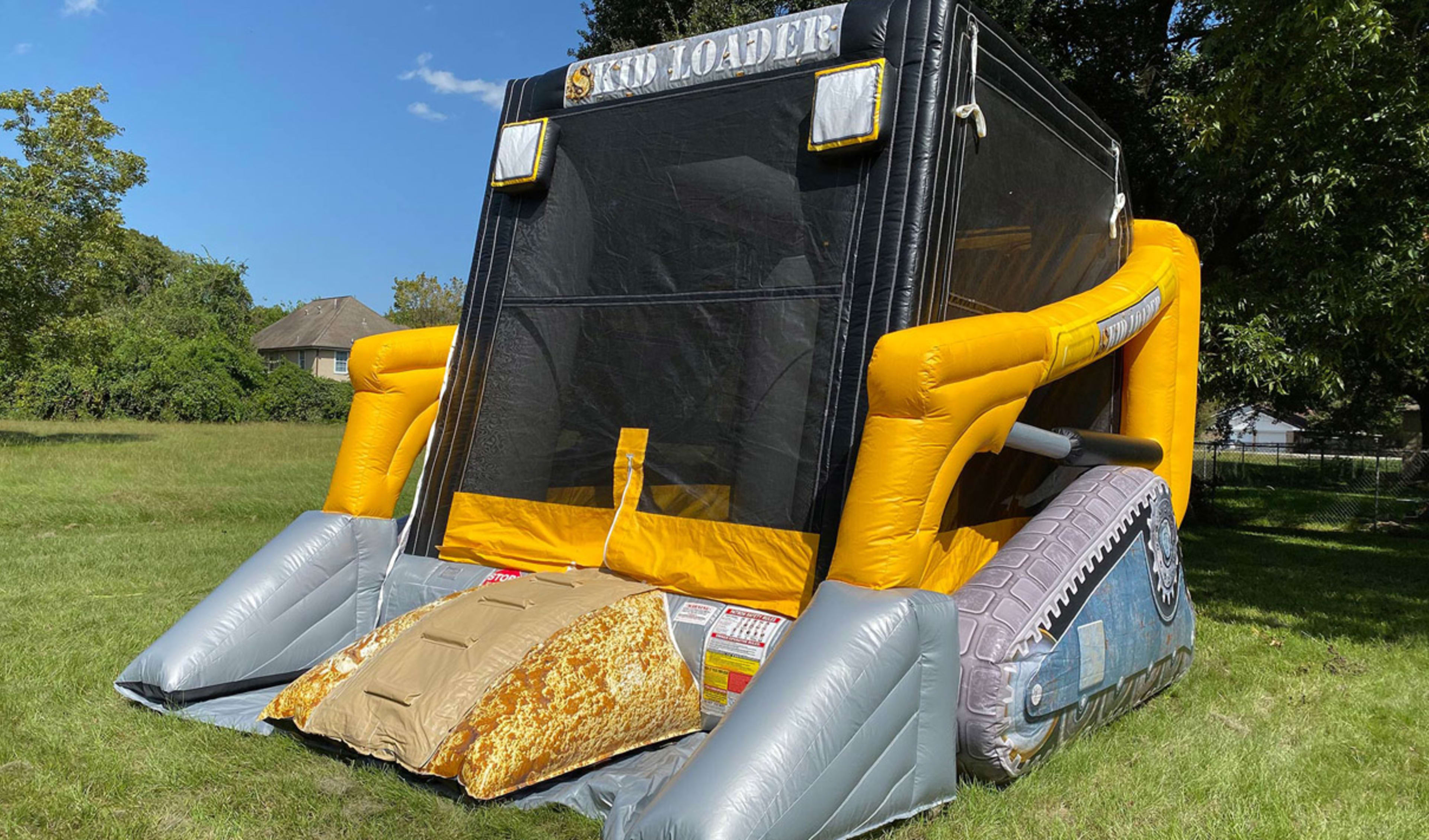 Skid Load Construction Bouncy Castle for Hire