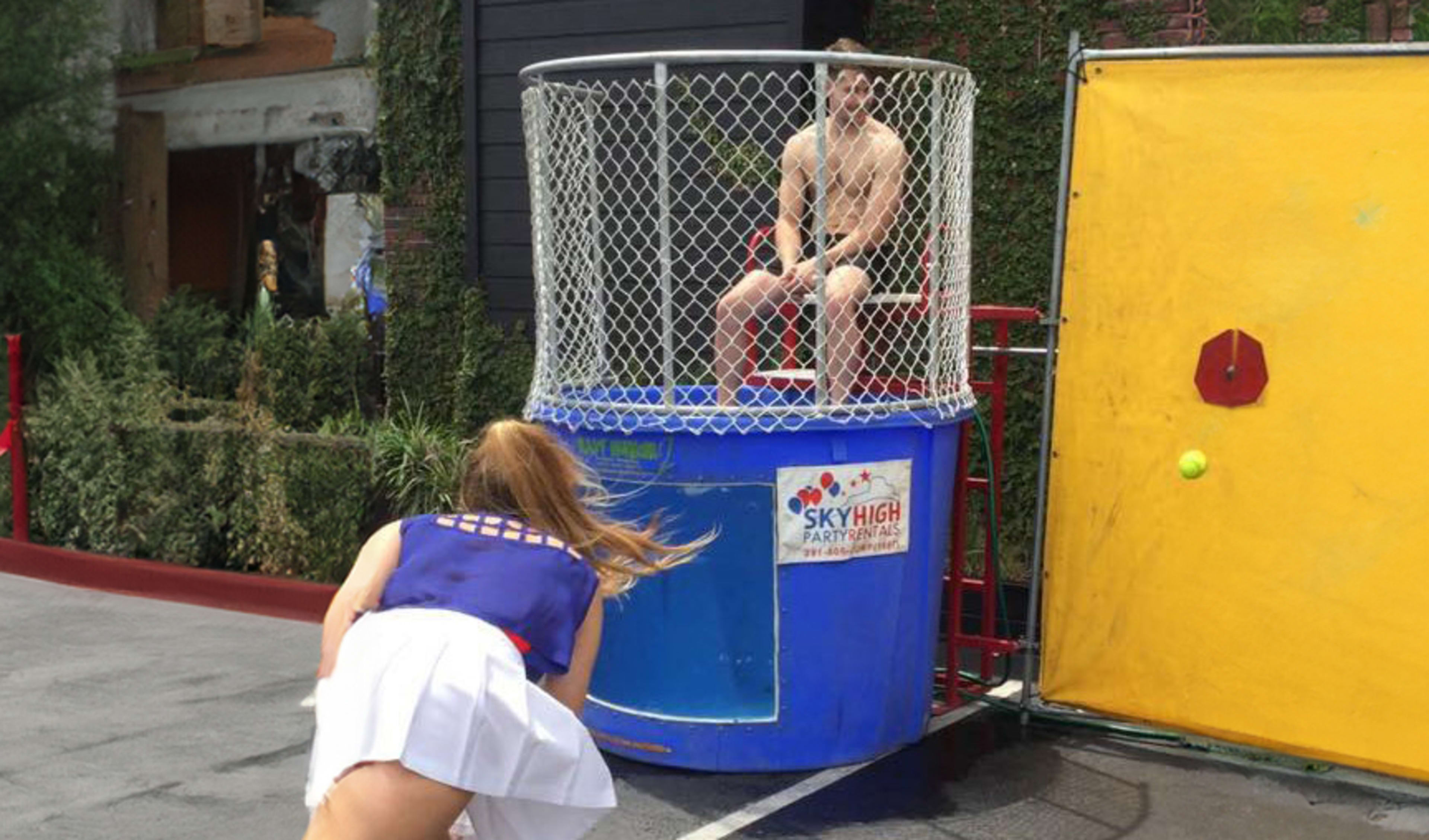 Throwing the perfect Dunk Tank Throw