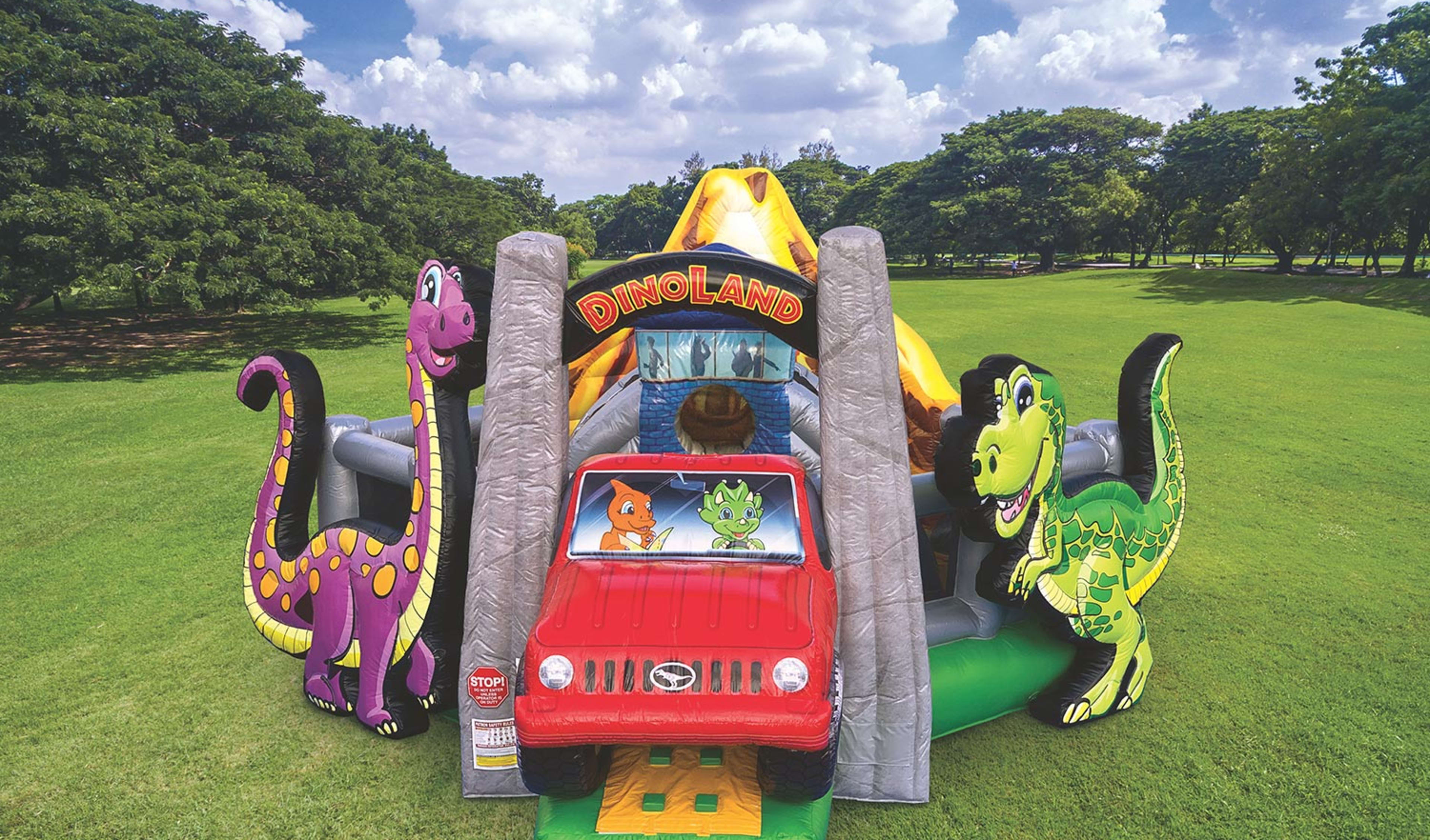Dinosaur Land Bouncer House Combo For Rent