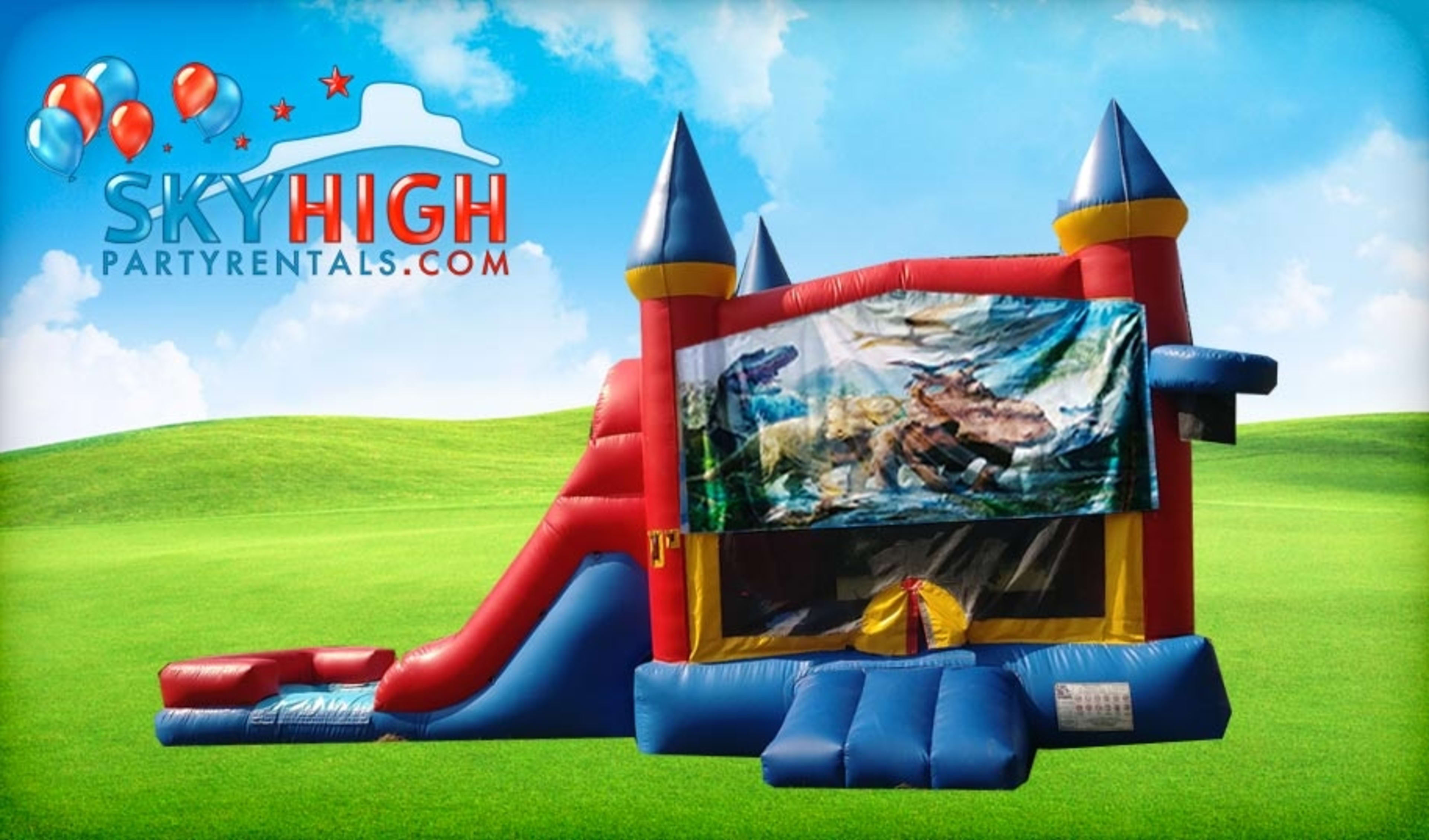 3in1 Dinosaur Bounce House