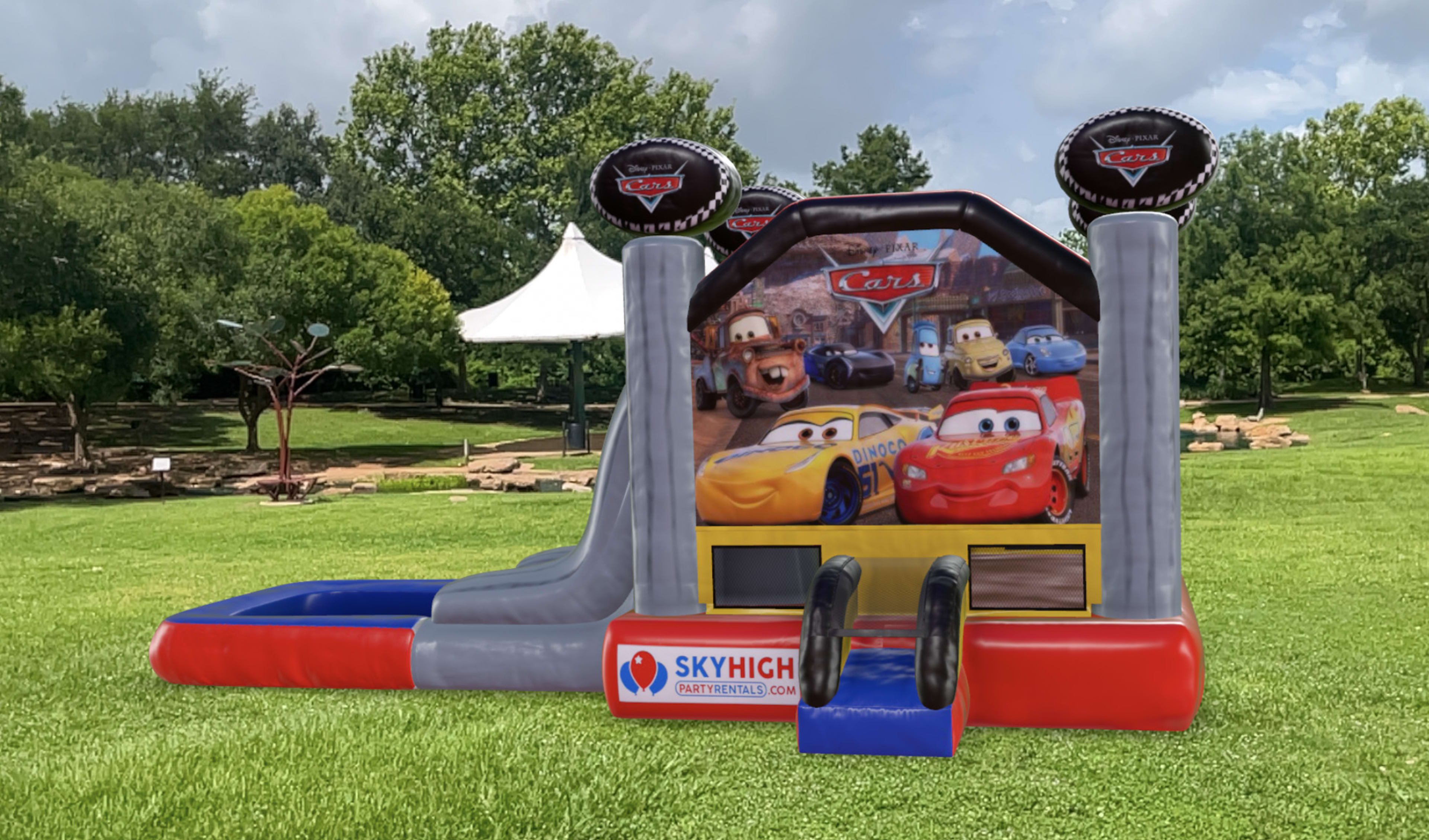 Disney Cars Bouncer Combo with Wet or Dry Slide
