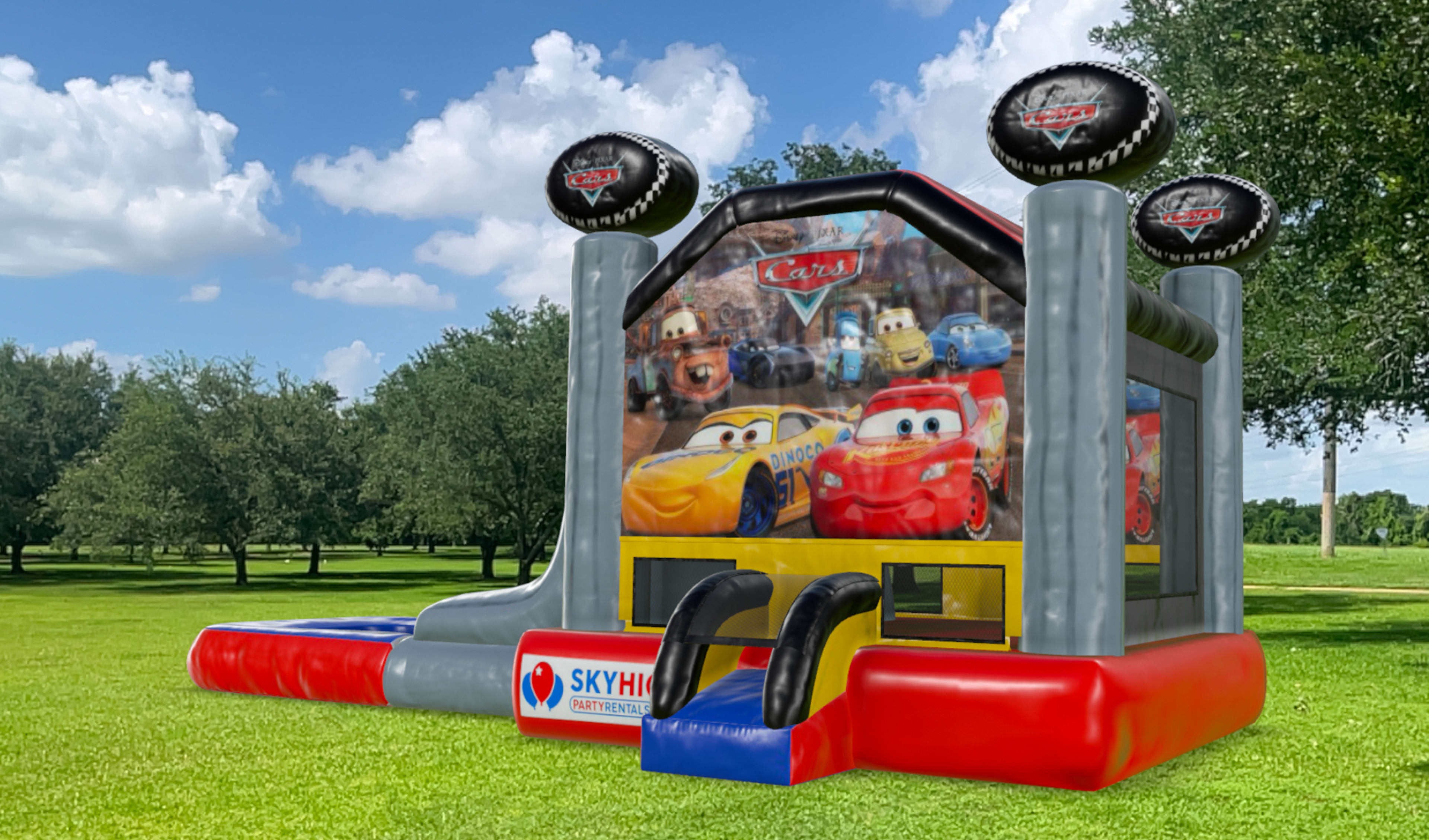 Disney Cars Bouncer Combo with Wet or Dry Slide