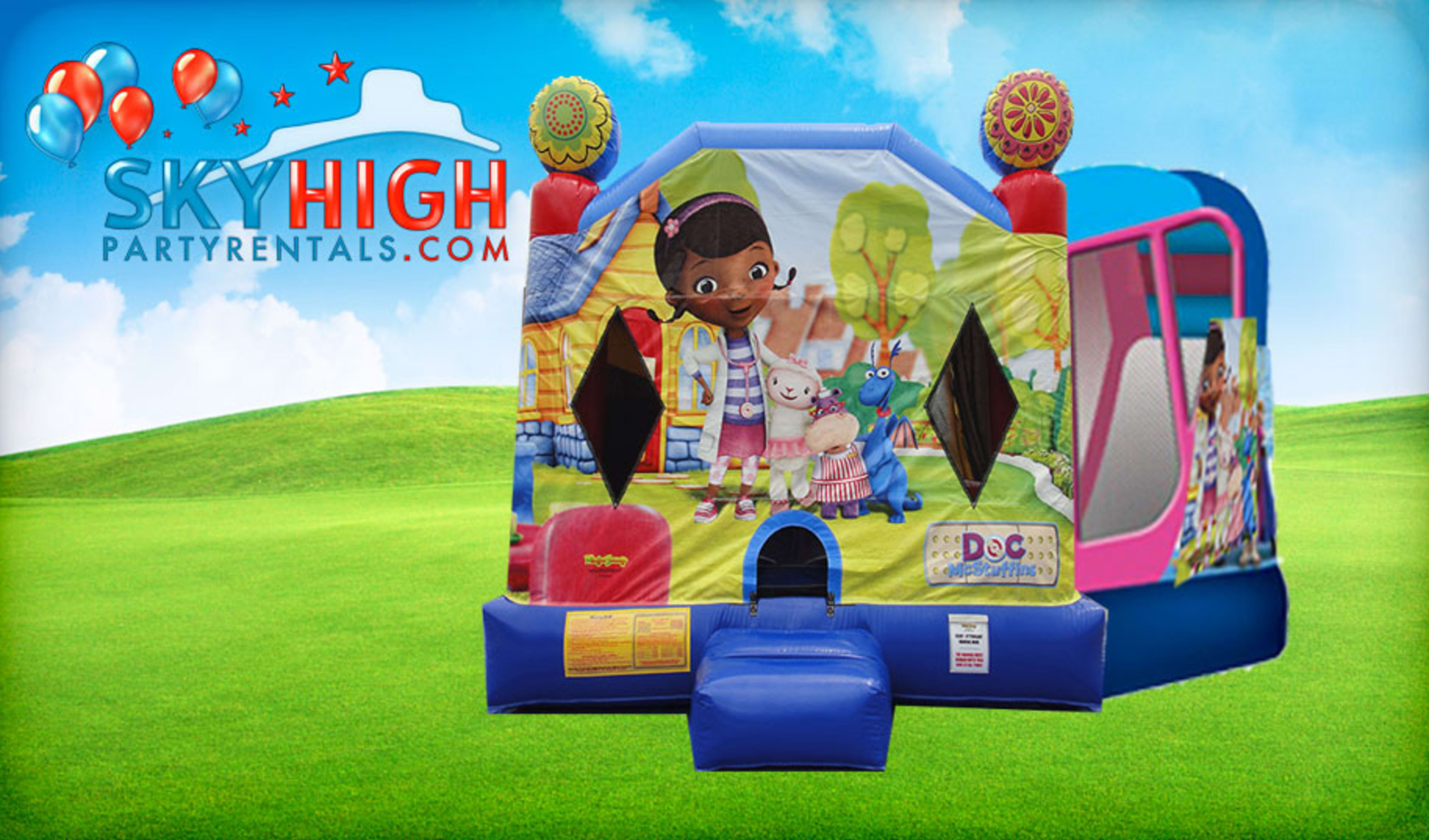 Doc Mcstuffins Birthday Party Bouncers