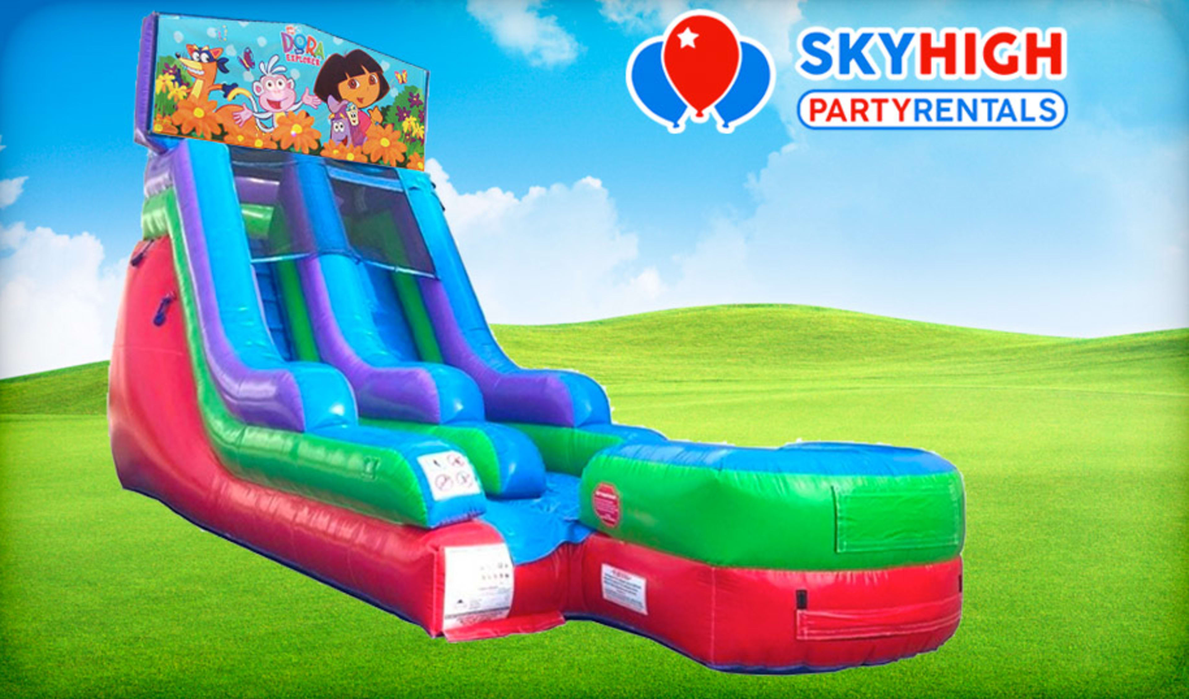 15ft Dora the explorer Retro Wet/Dry Slide