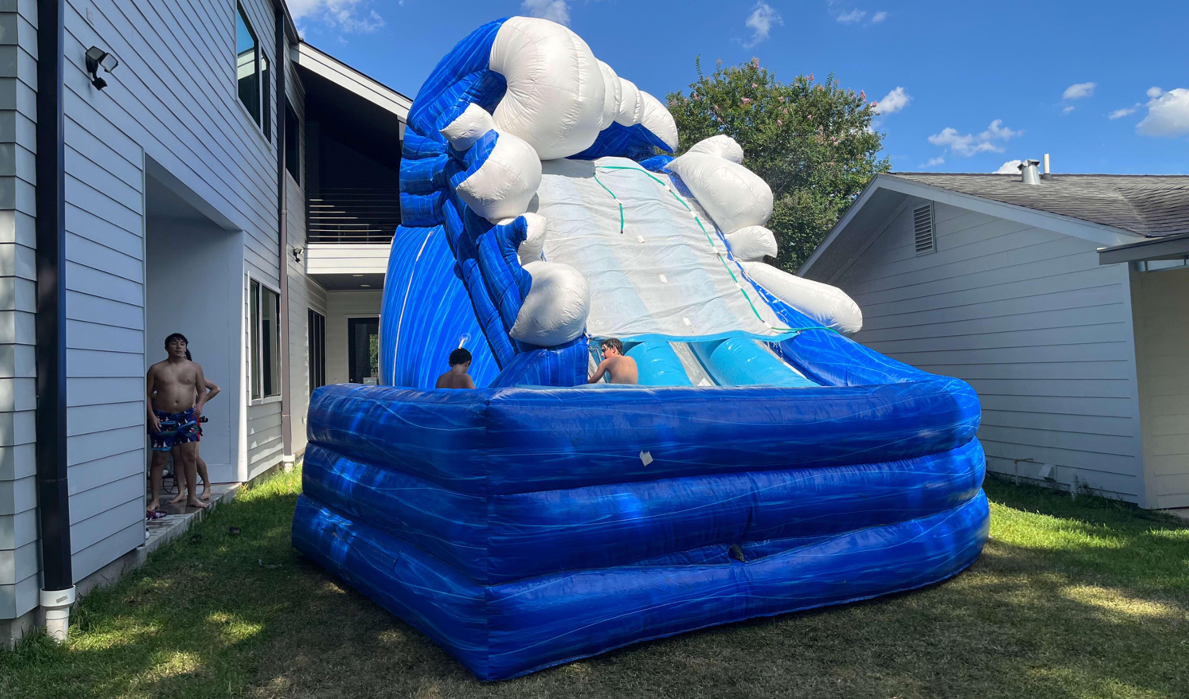 DUal Lane Curve Water Slide