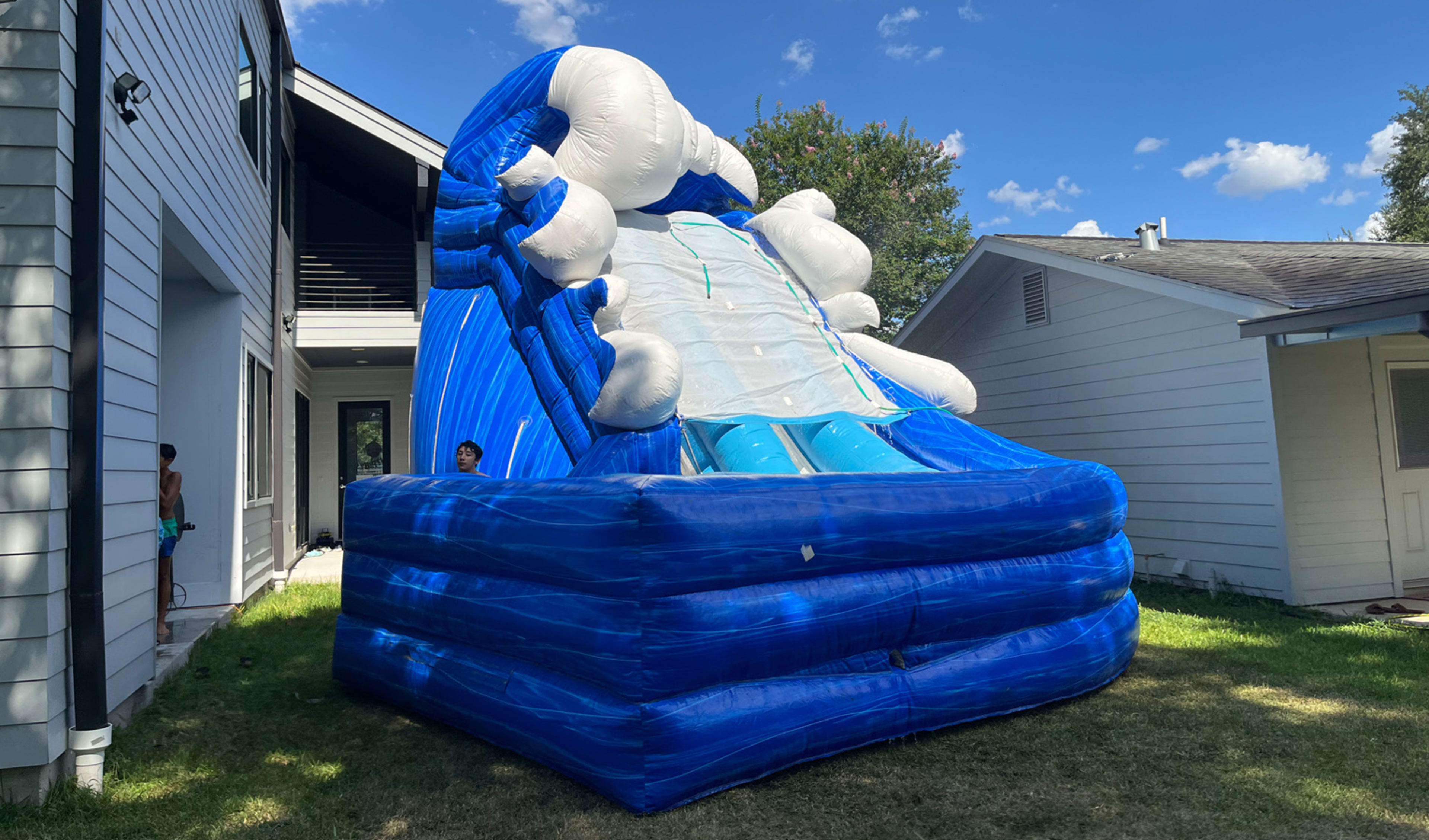 Raging Rapids Double Lane Curve Water Slide