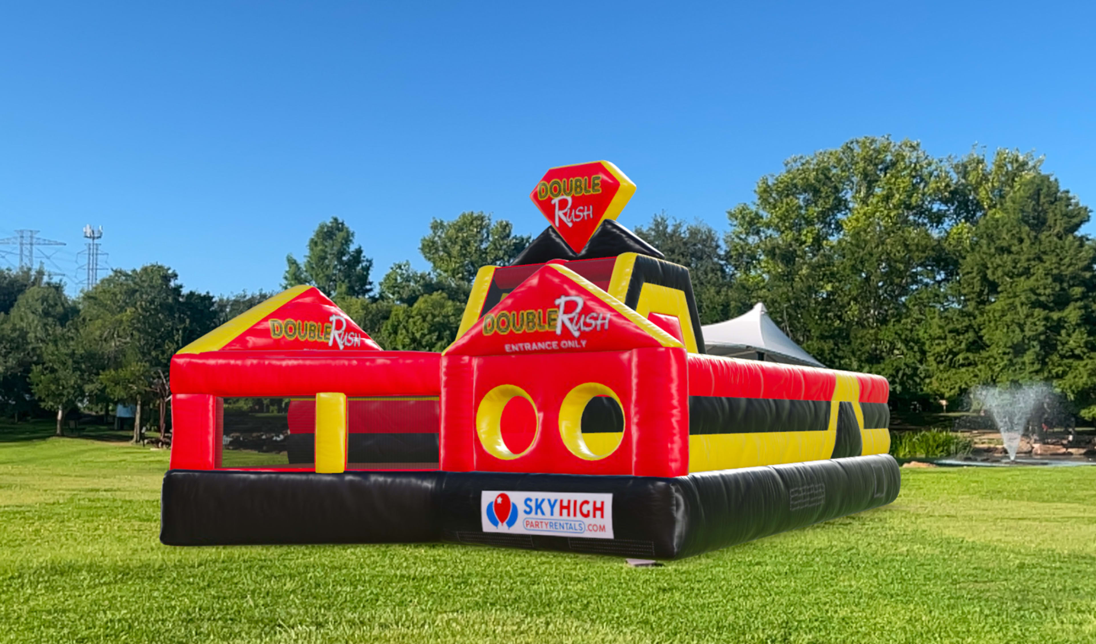 Double Rush Obstacle Course Right Party Rentals