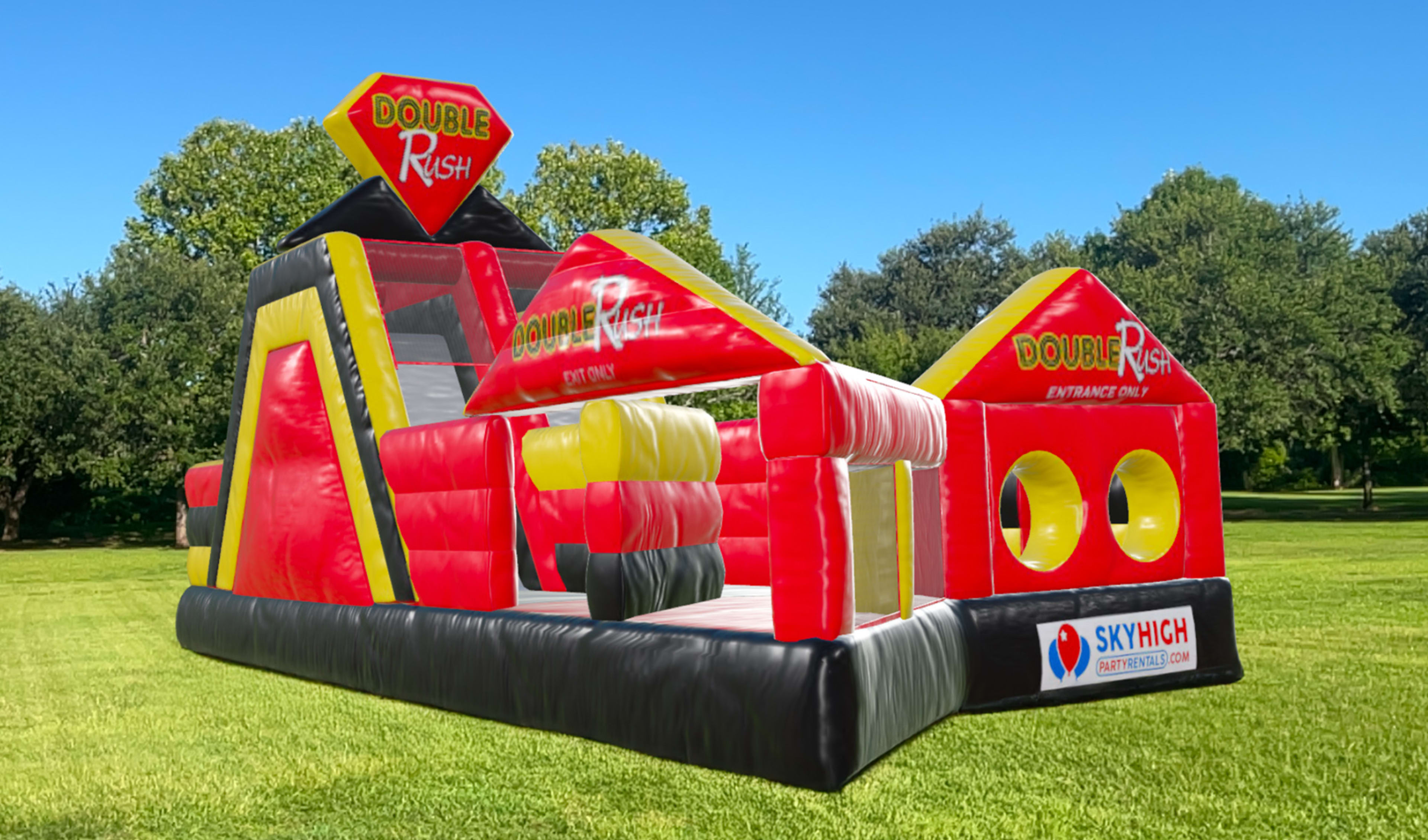Double Rush Obstacle Course Right Event Rentals