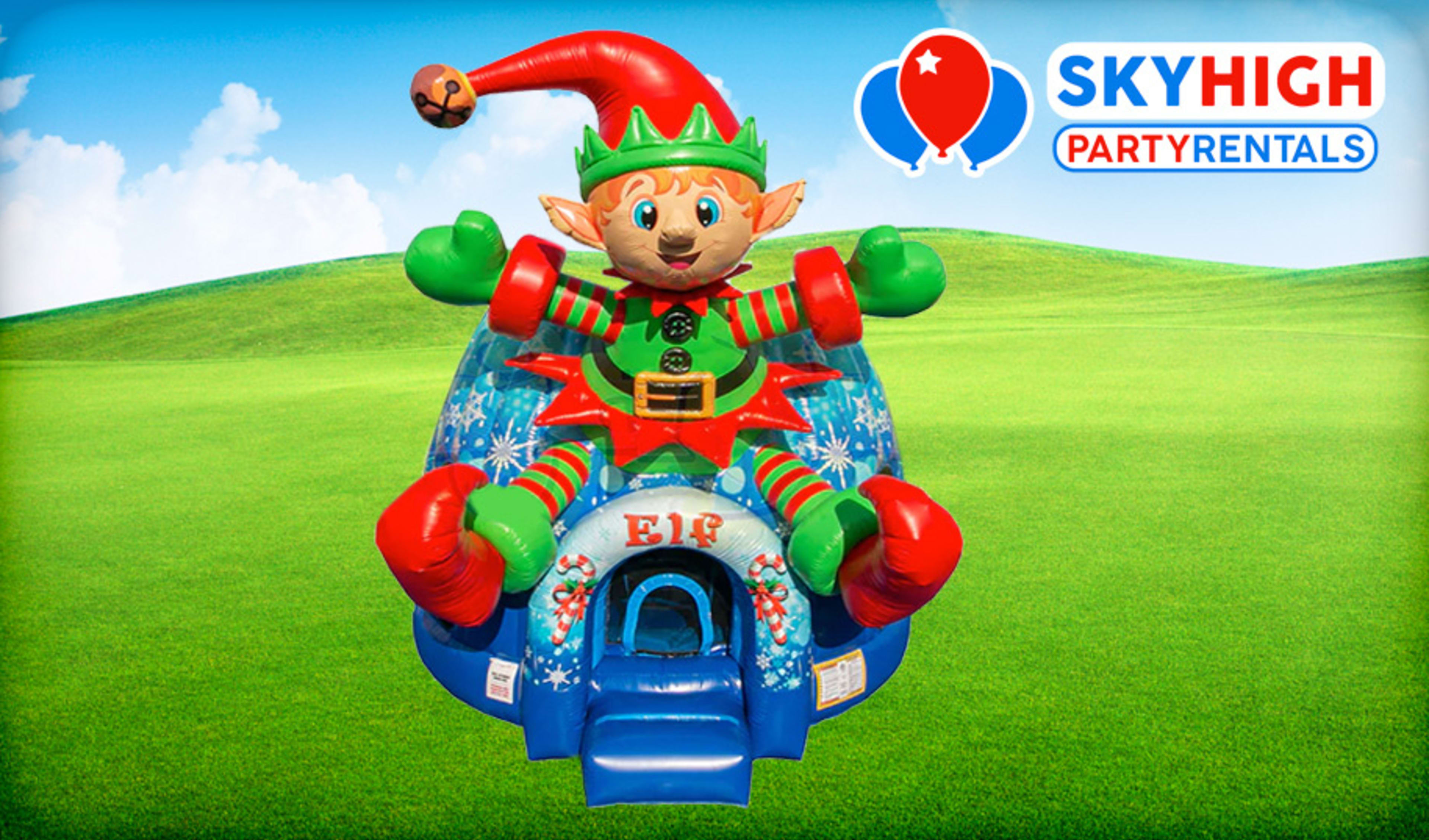 Elf bounce house party rentals