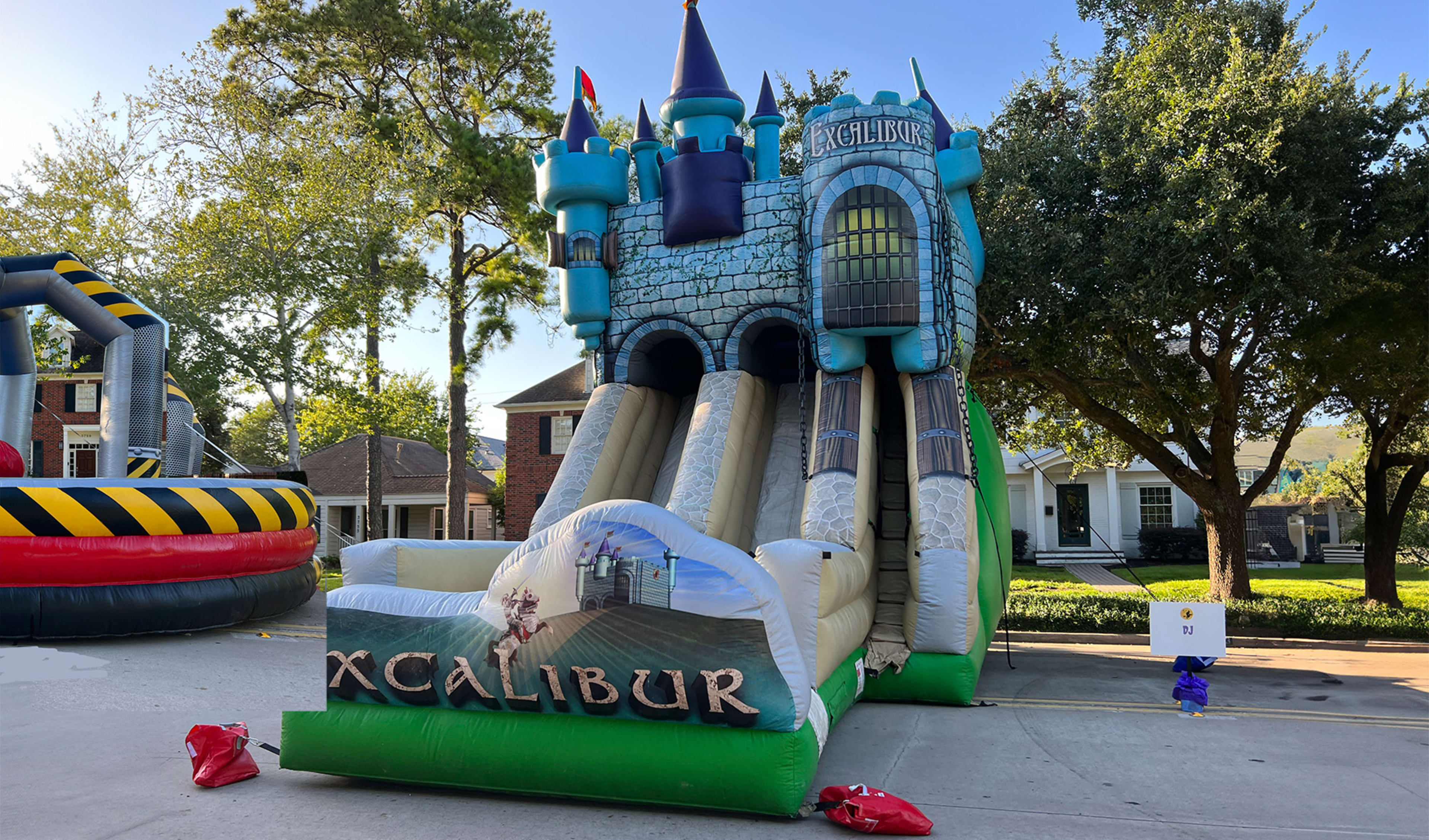 Excalibur Inflatable Double Lane Slide
