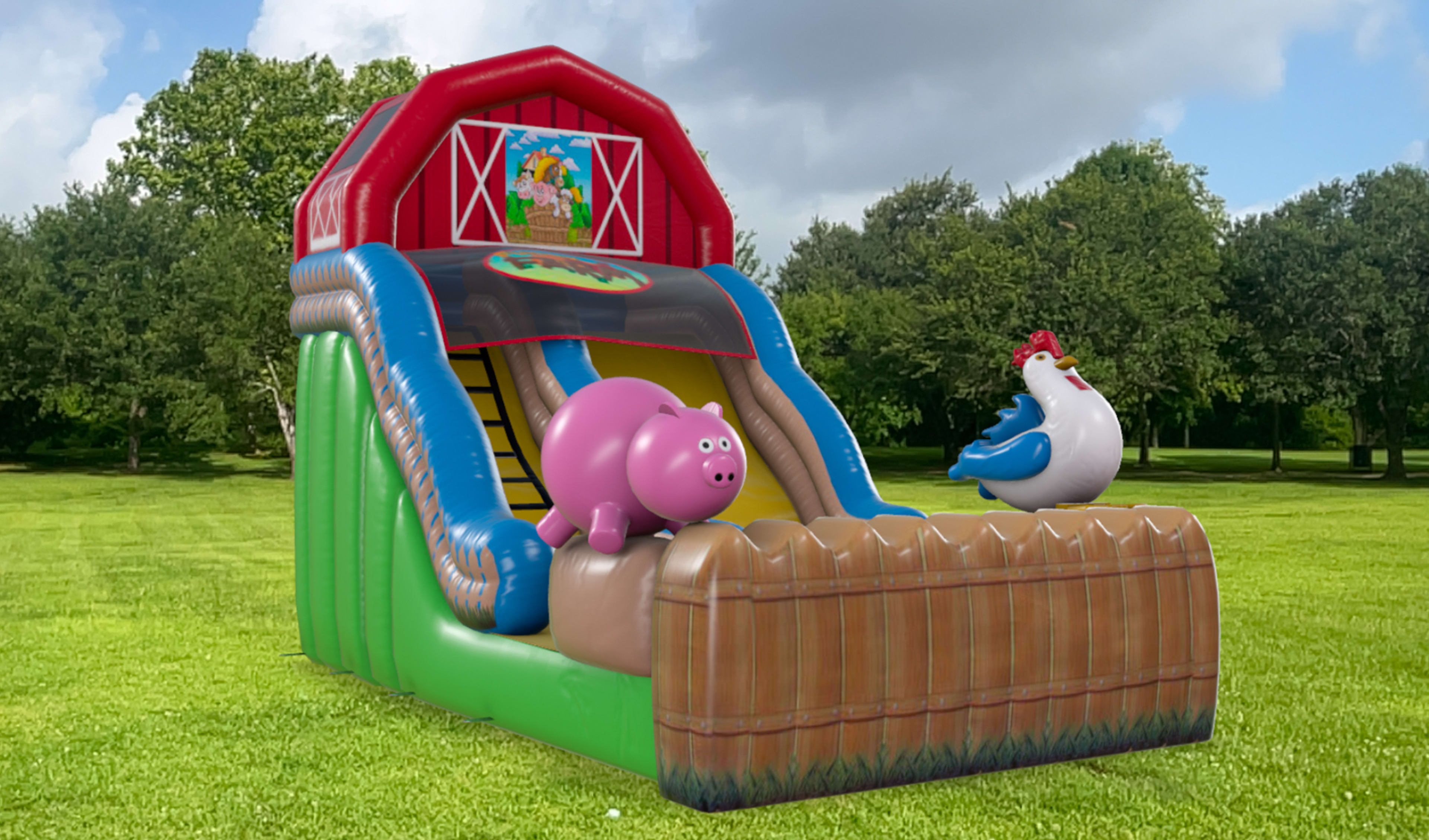 Barnyard Farm Water Slide Rentals Texas