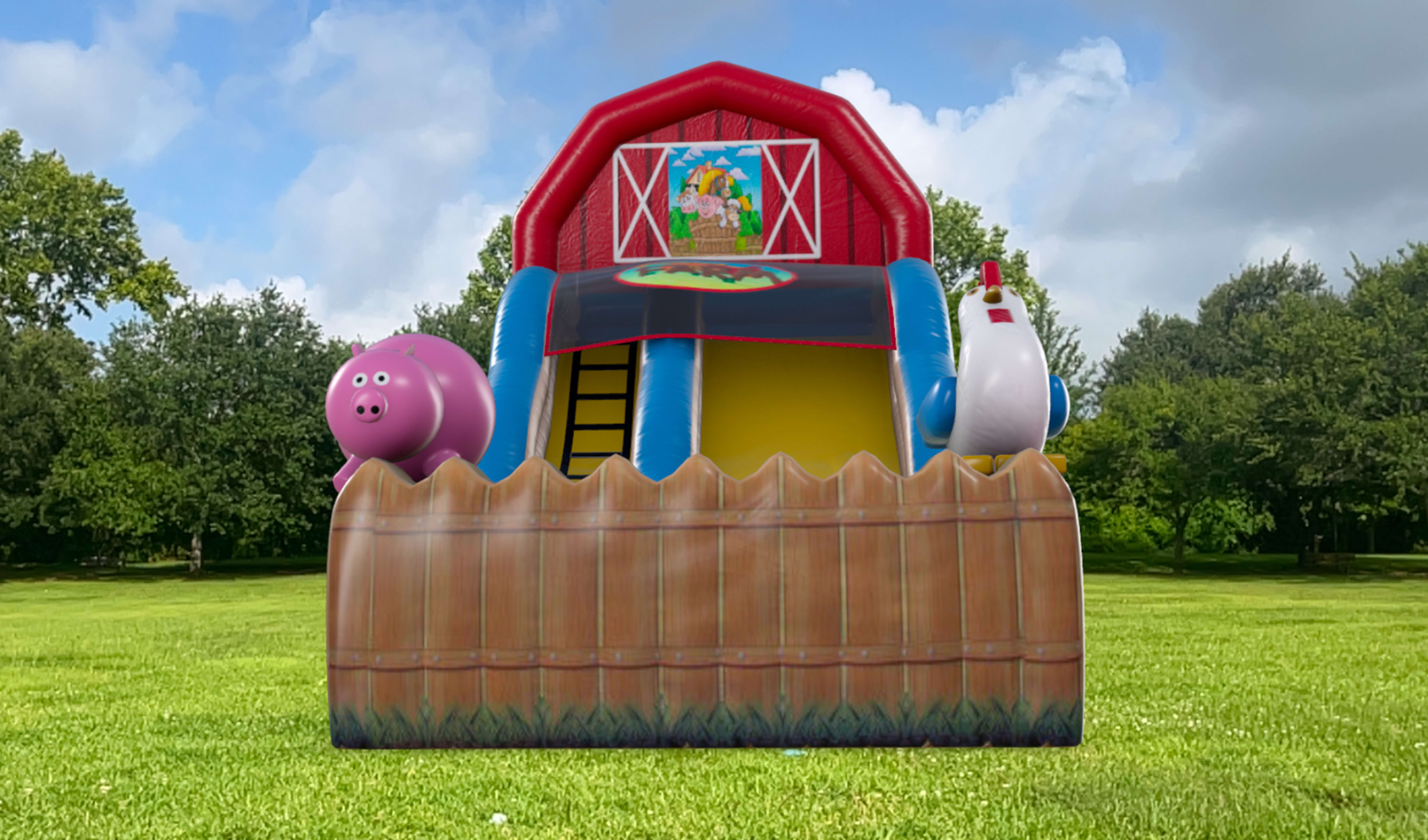 Barnyard Farm Water Slide Rentals Texas
