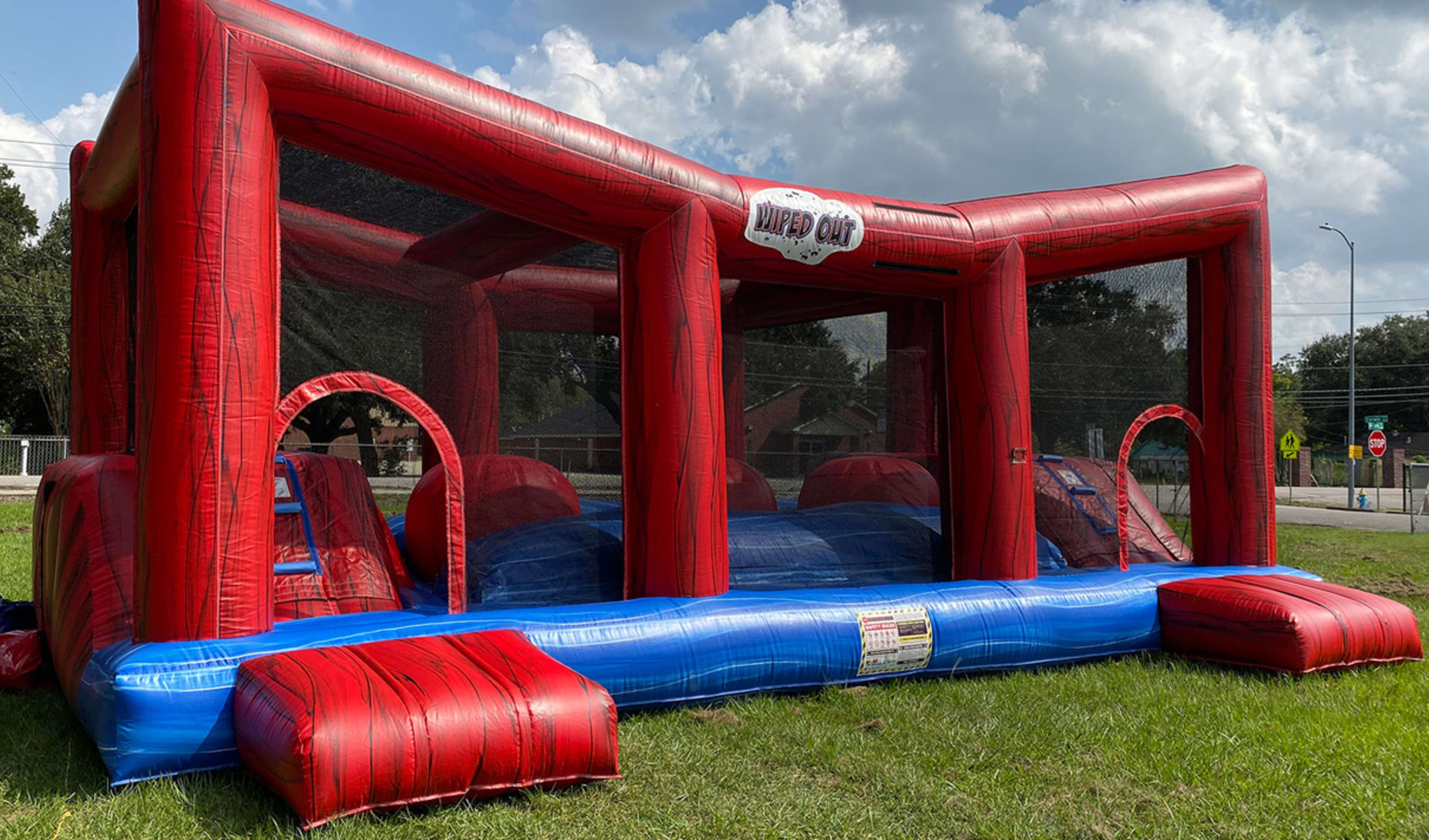 Wiped Out Obstacle Bounce Course