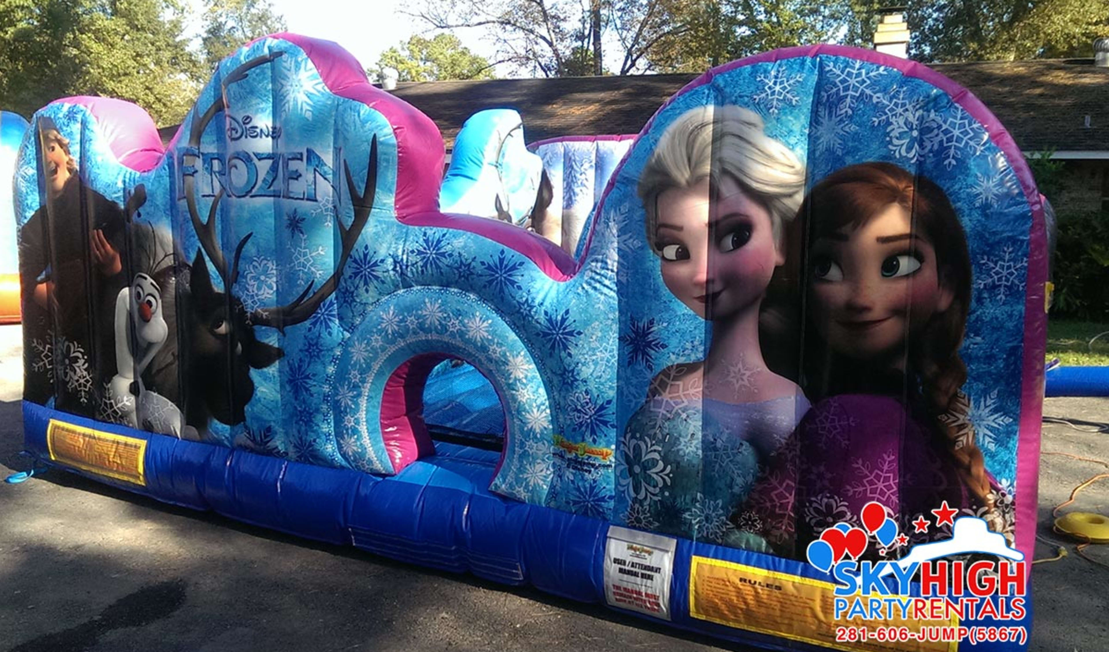 Front View of Frozen Moonwalk