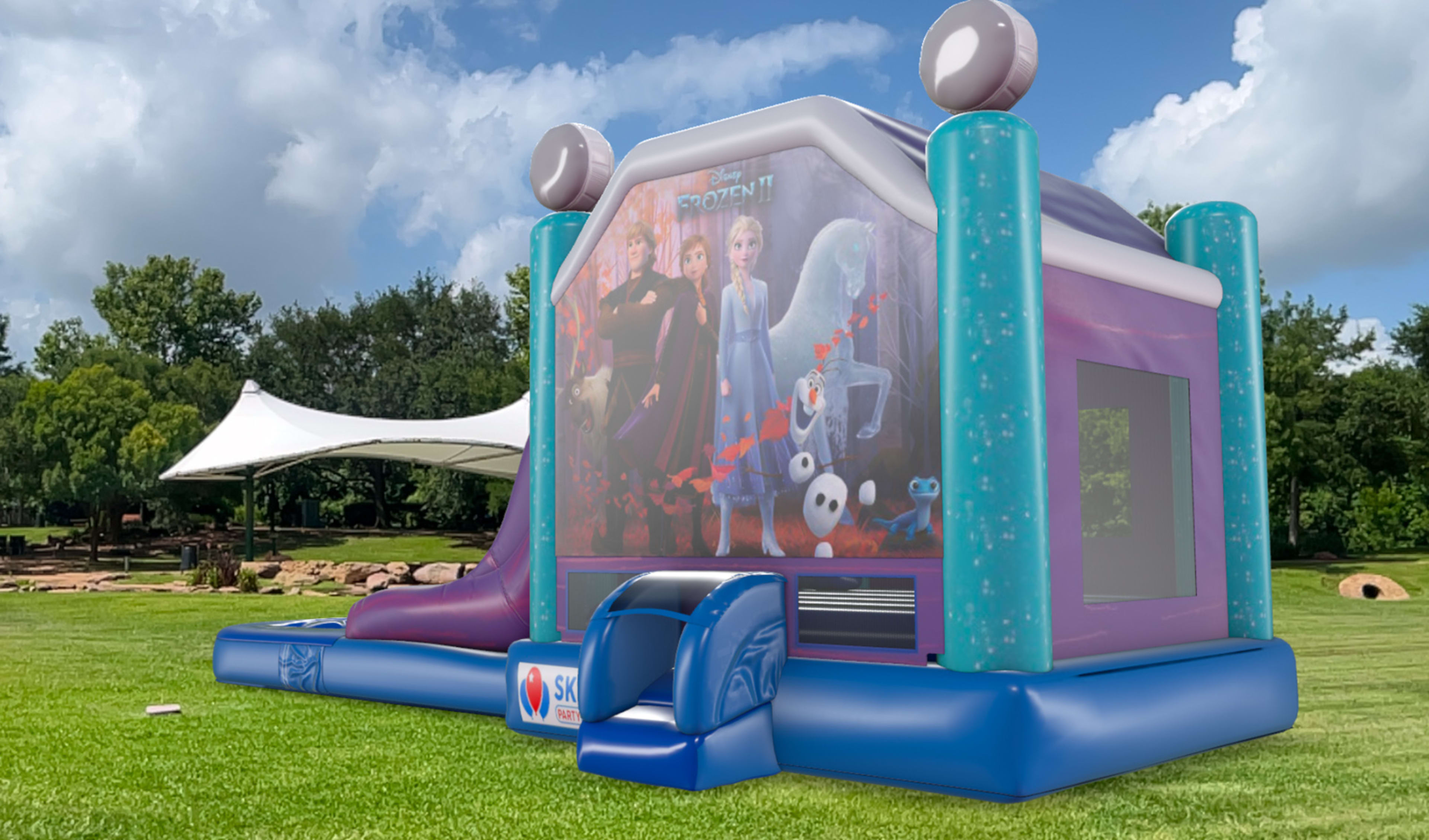 Frozen 2 Bounce House Water Slide Rental
