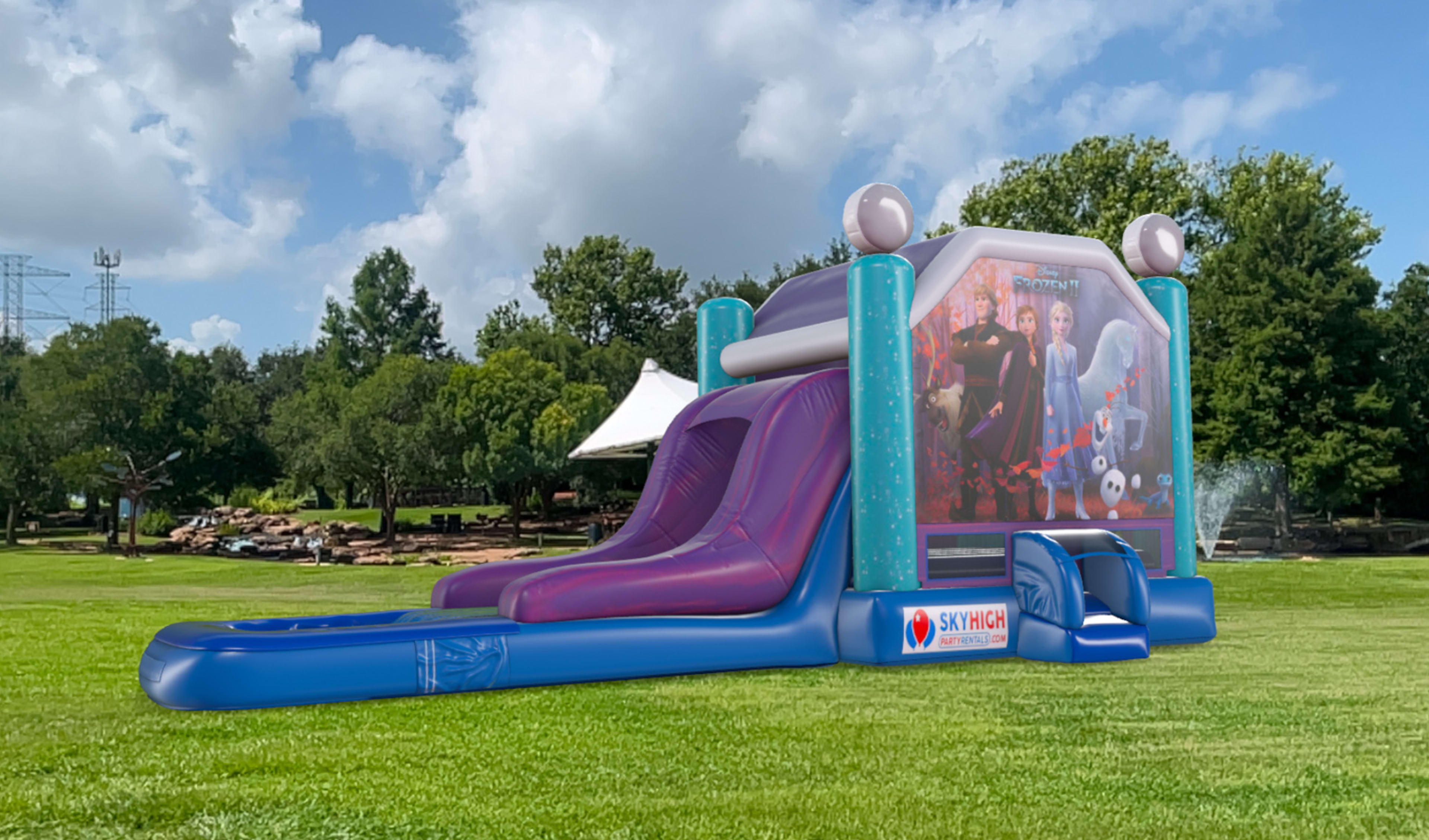 Frozen 2 Bounce House Water Slide Rental
