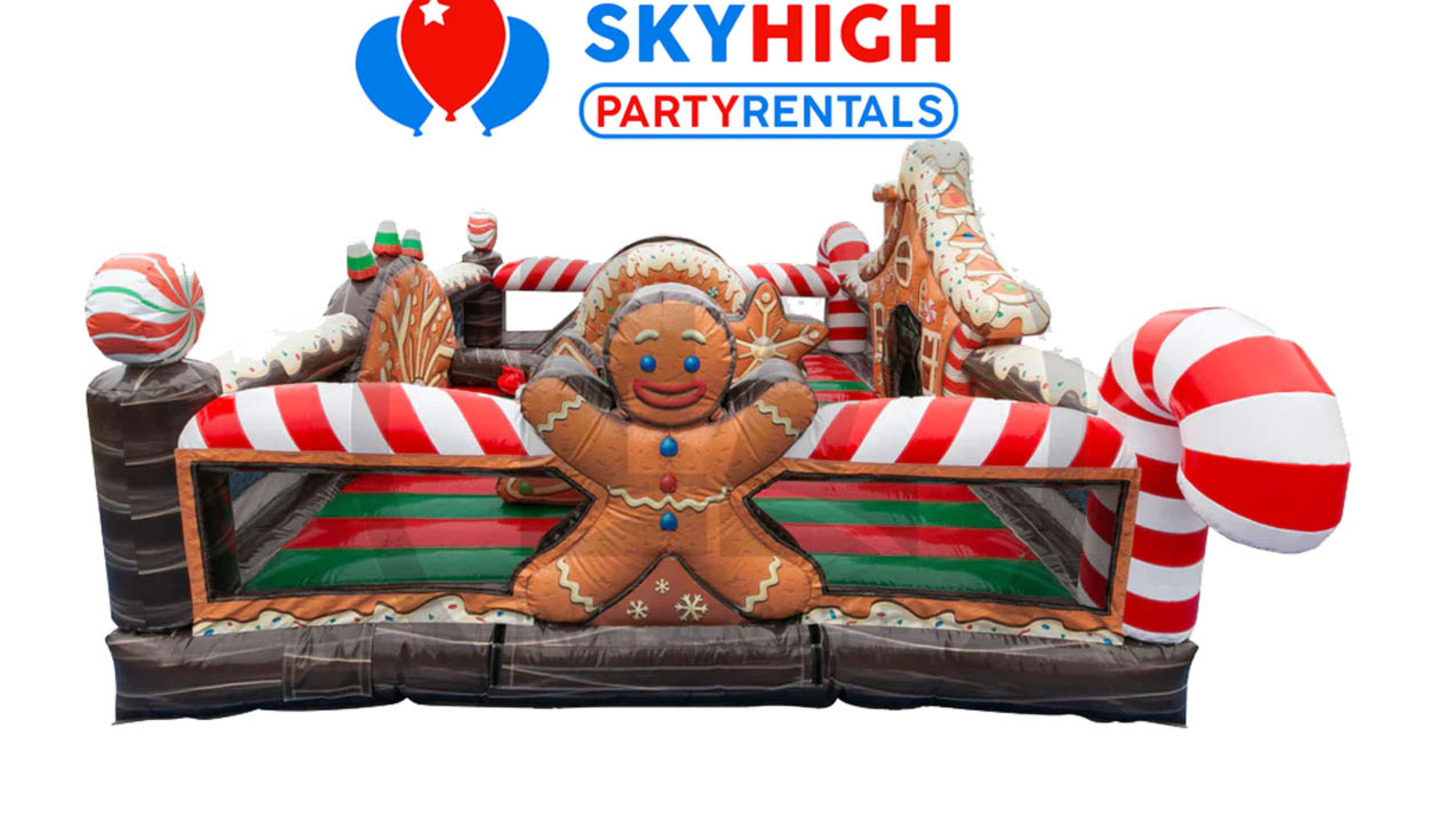 Candy Gingerbread Bounce House