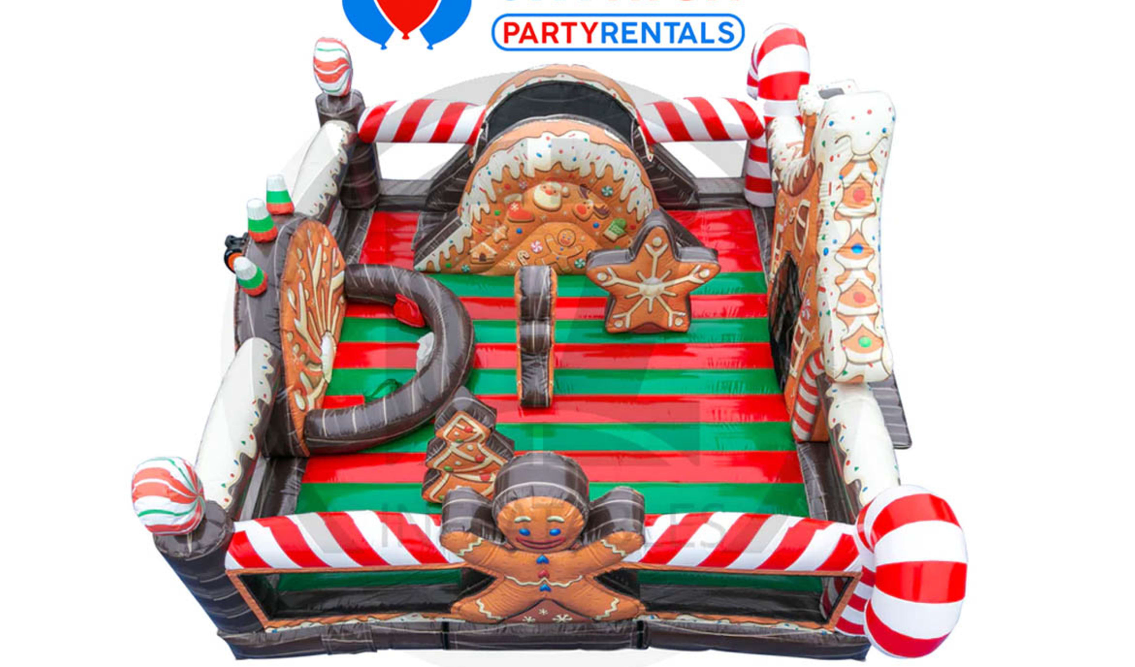 Gingerbread Bounce House Moonwalk