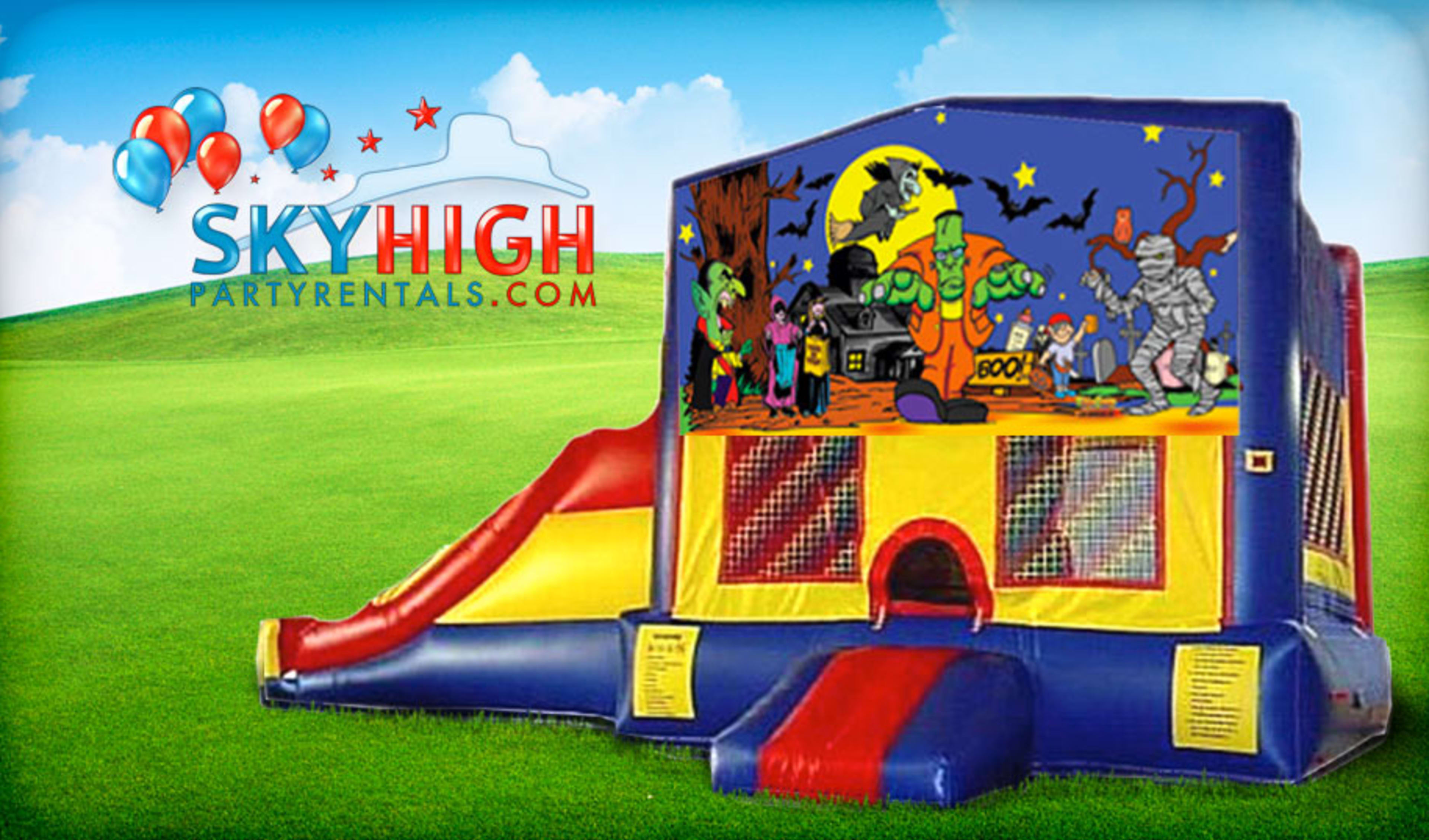3in1 Halloween Bounce House Castle