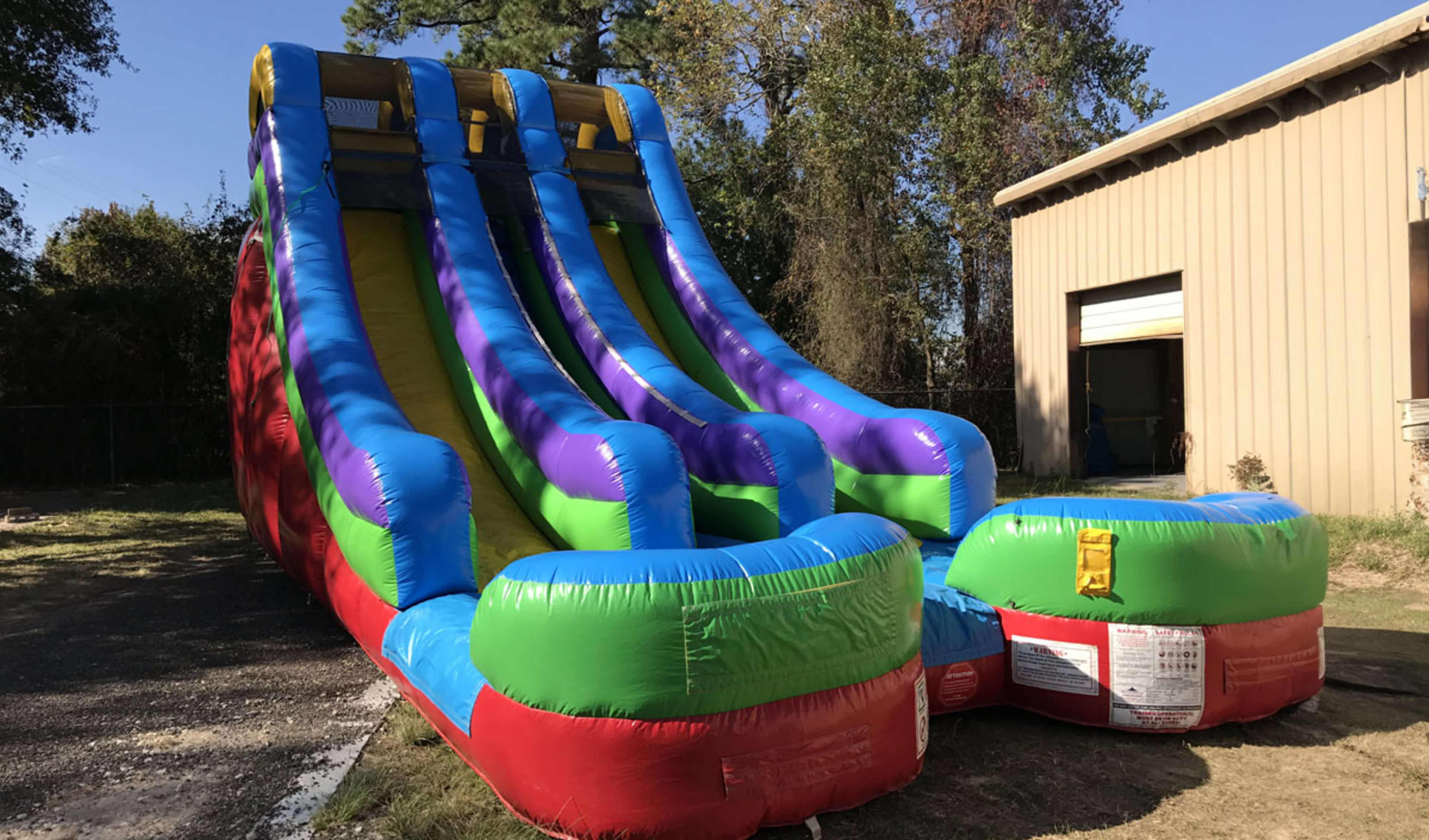 Dual Lane Slide For Rent