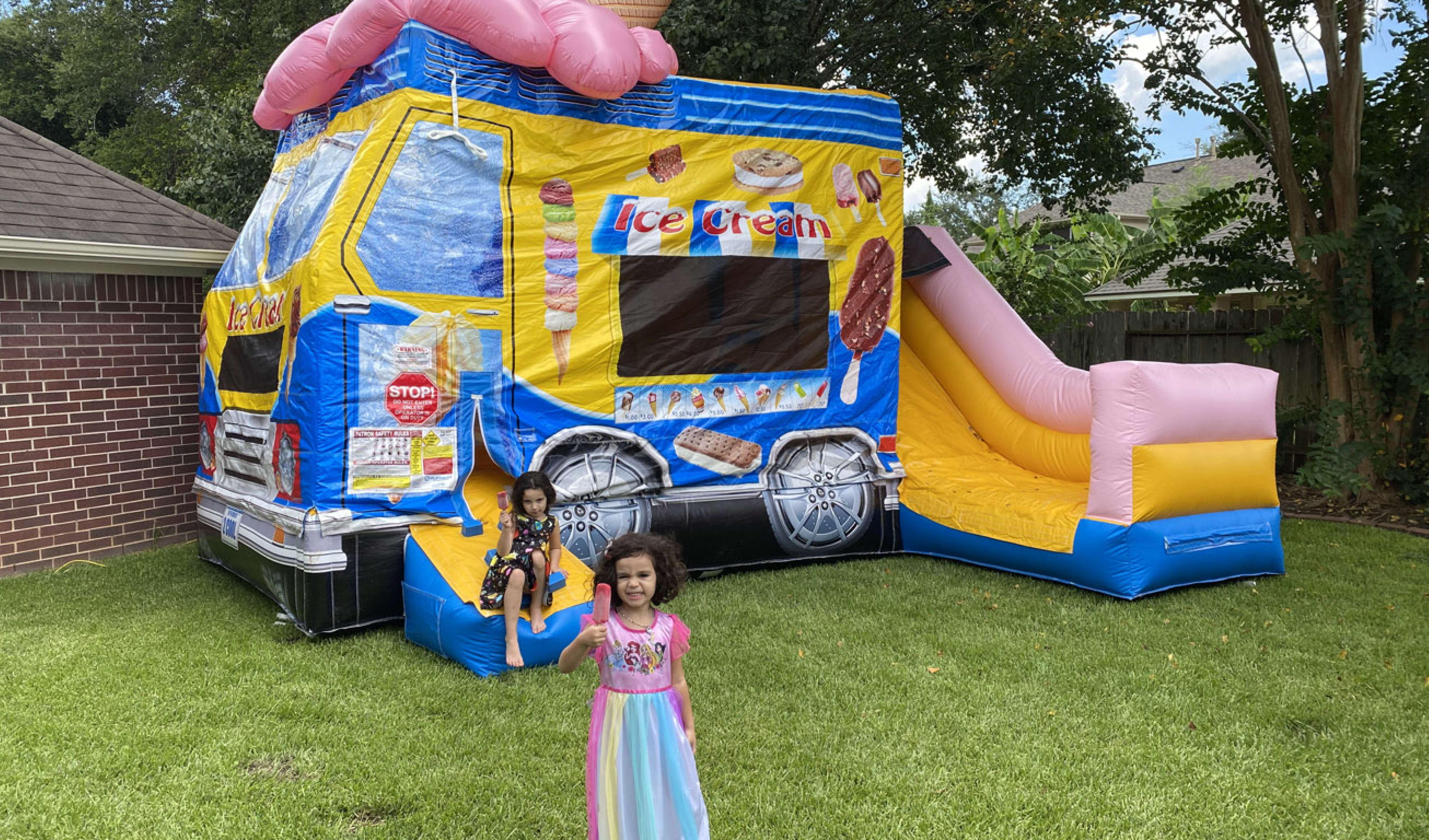 Fun Family Ice Cream Truck Bounce House Combo