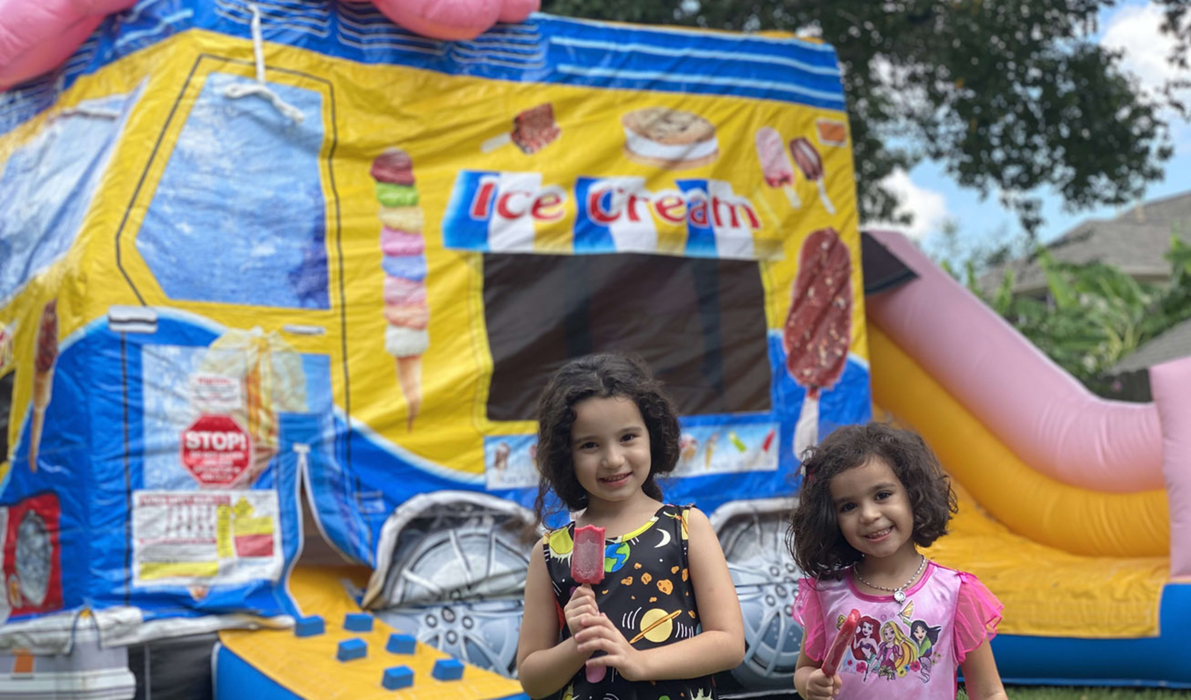 Ice Cream Truck Bounce House Combo