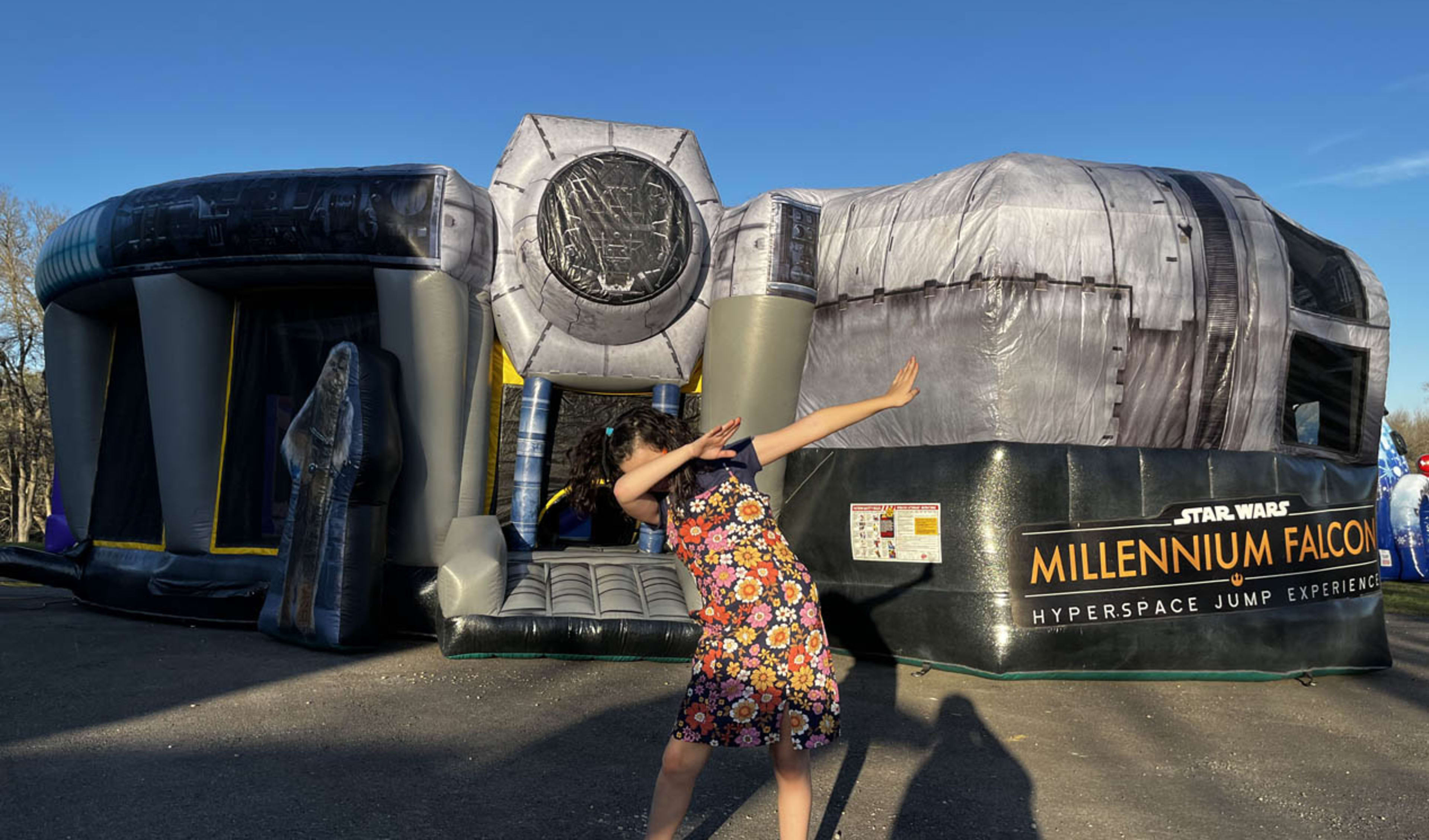 Giant Star Wars Millennium Falcon Inflatable Rental