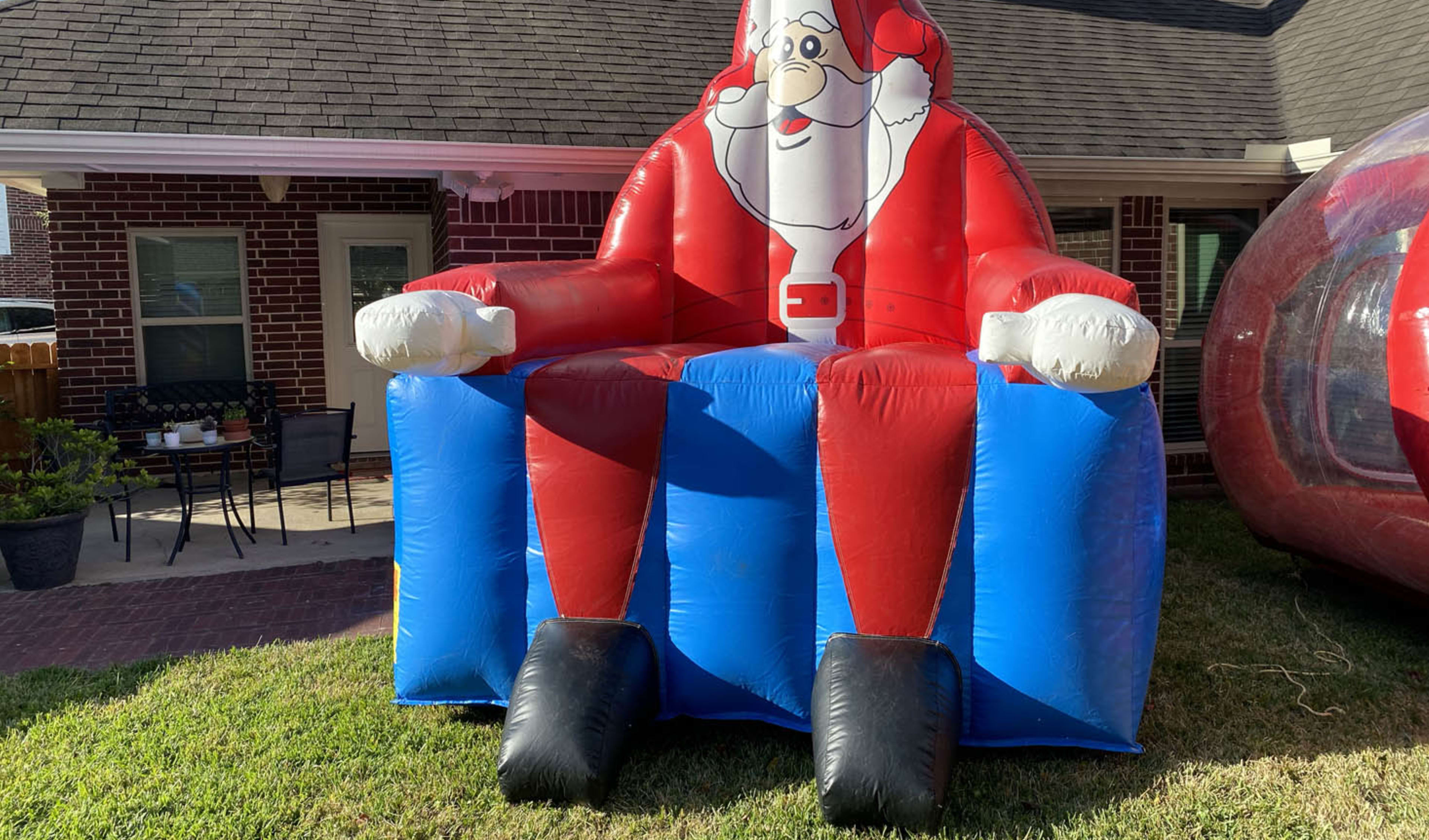Houston Santa Inflatable Portraits for hire