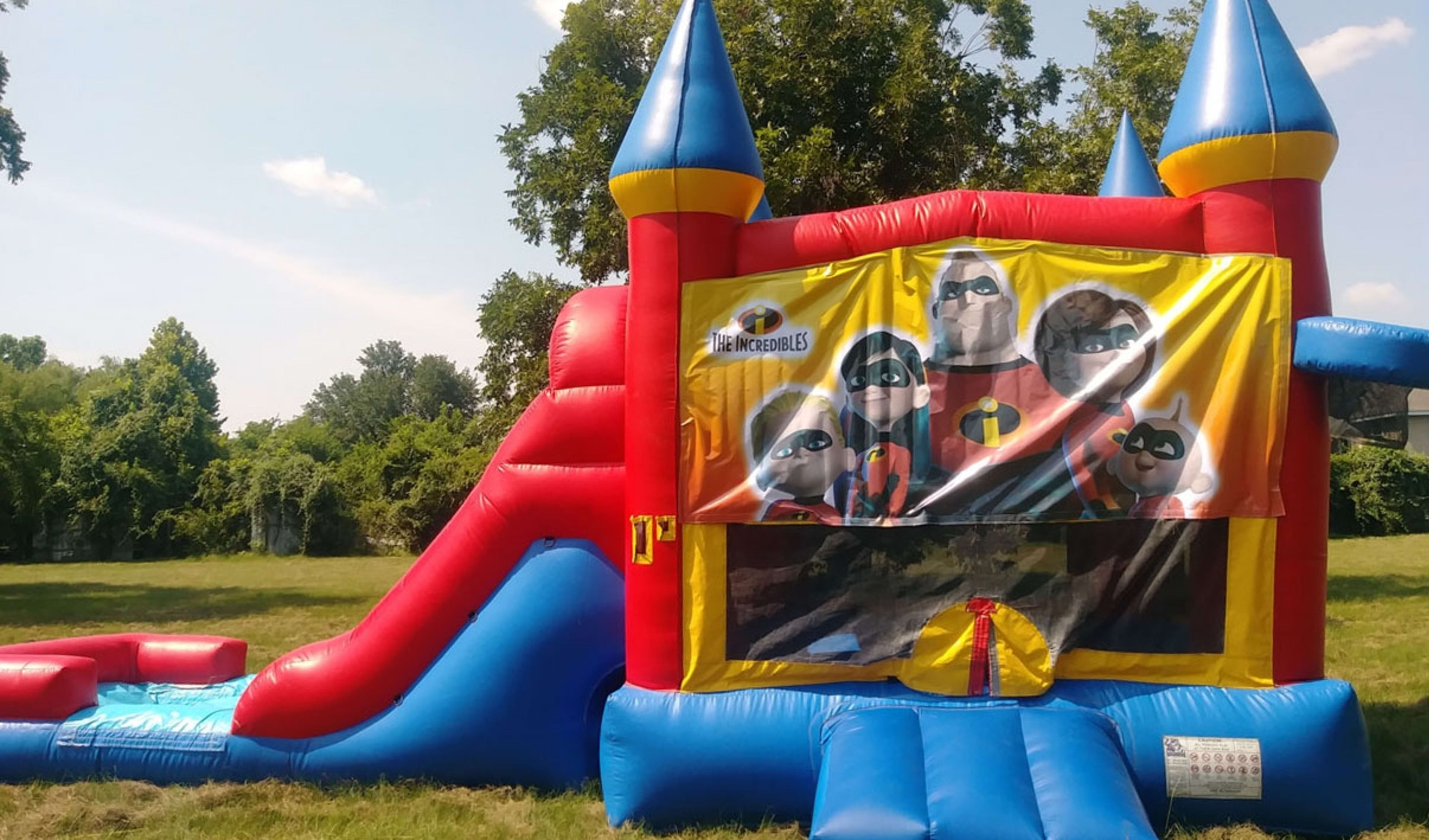 Incredibles Bounce House with Slide
