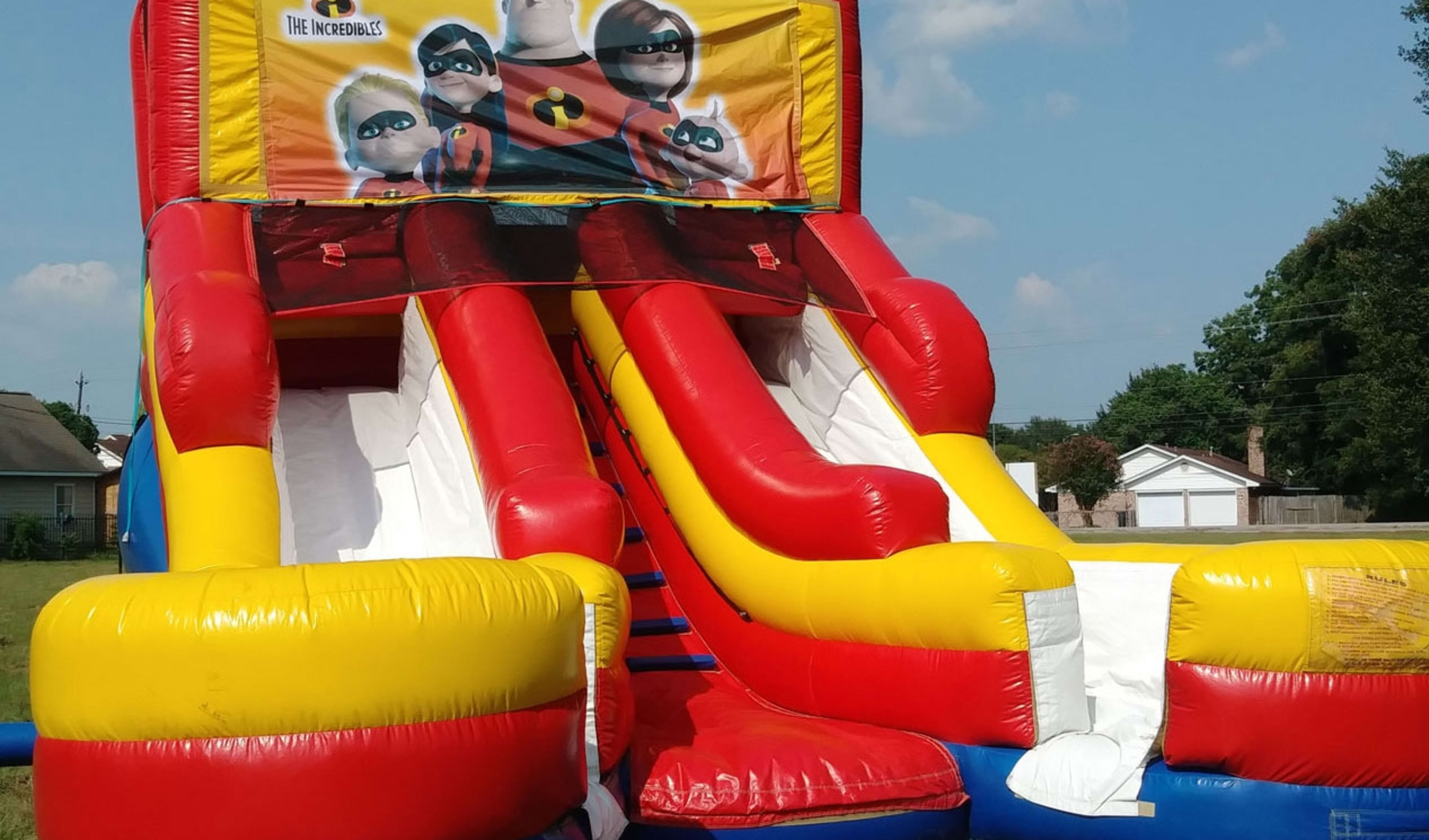 16ft Double lane Incredibles Slide Water Slide