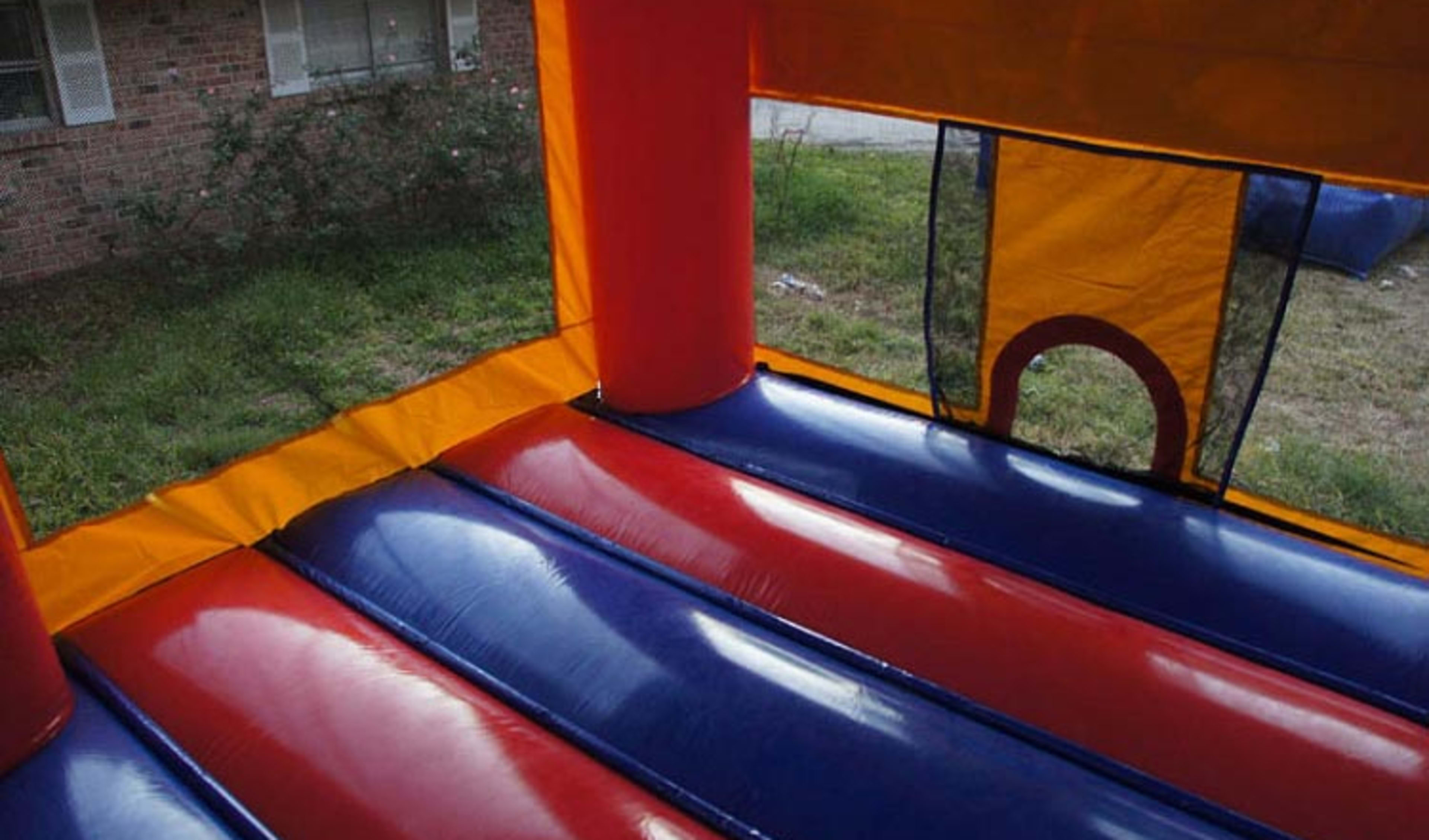 Inside Jumping Area Girl Moonwalk