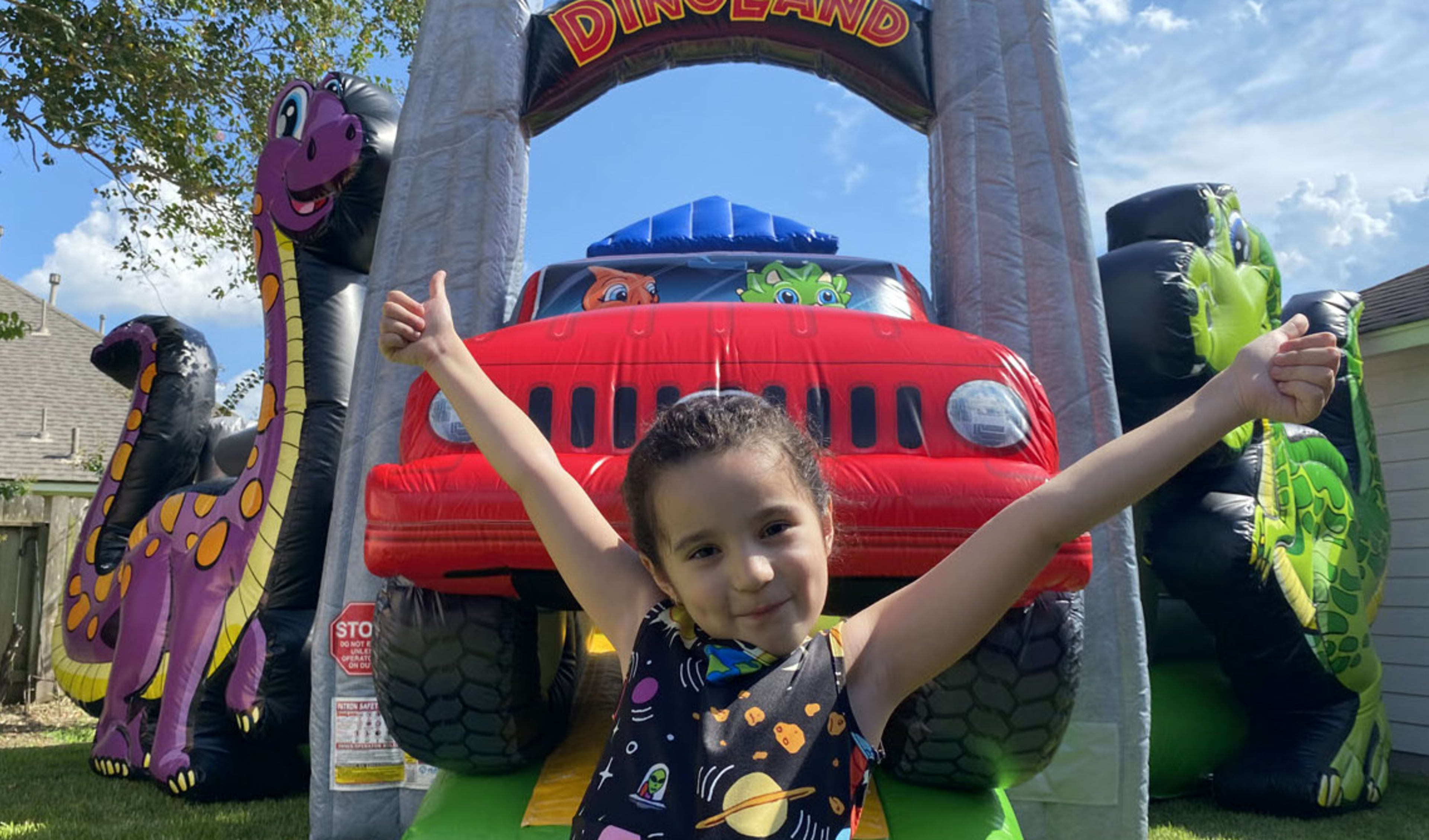 Dinosaur Land Playzone Bounce House Combo