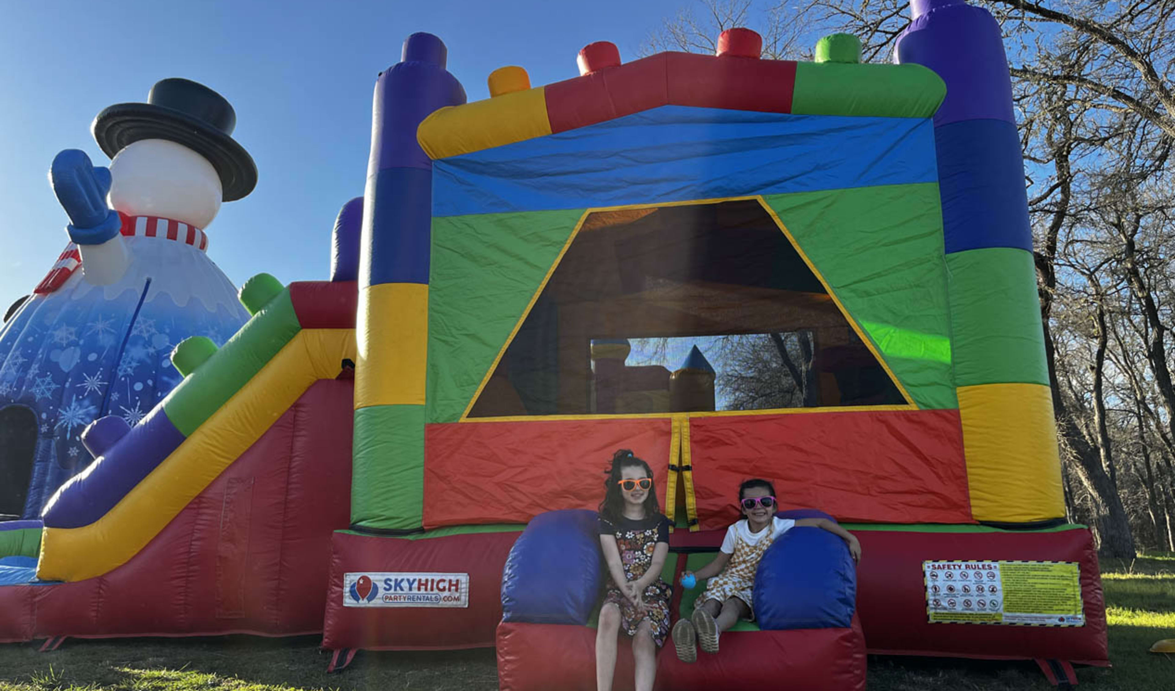 Lego Themed Bounce House Combo