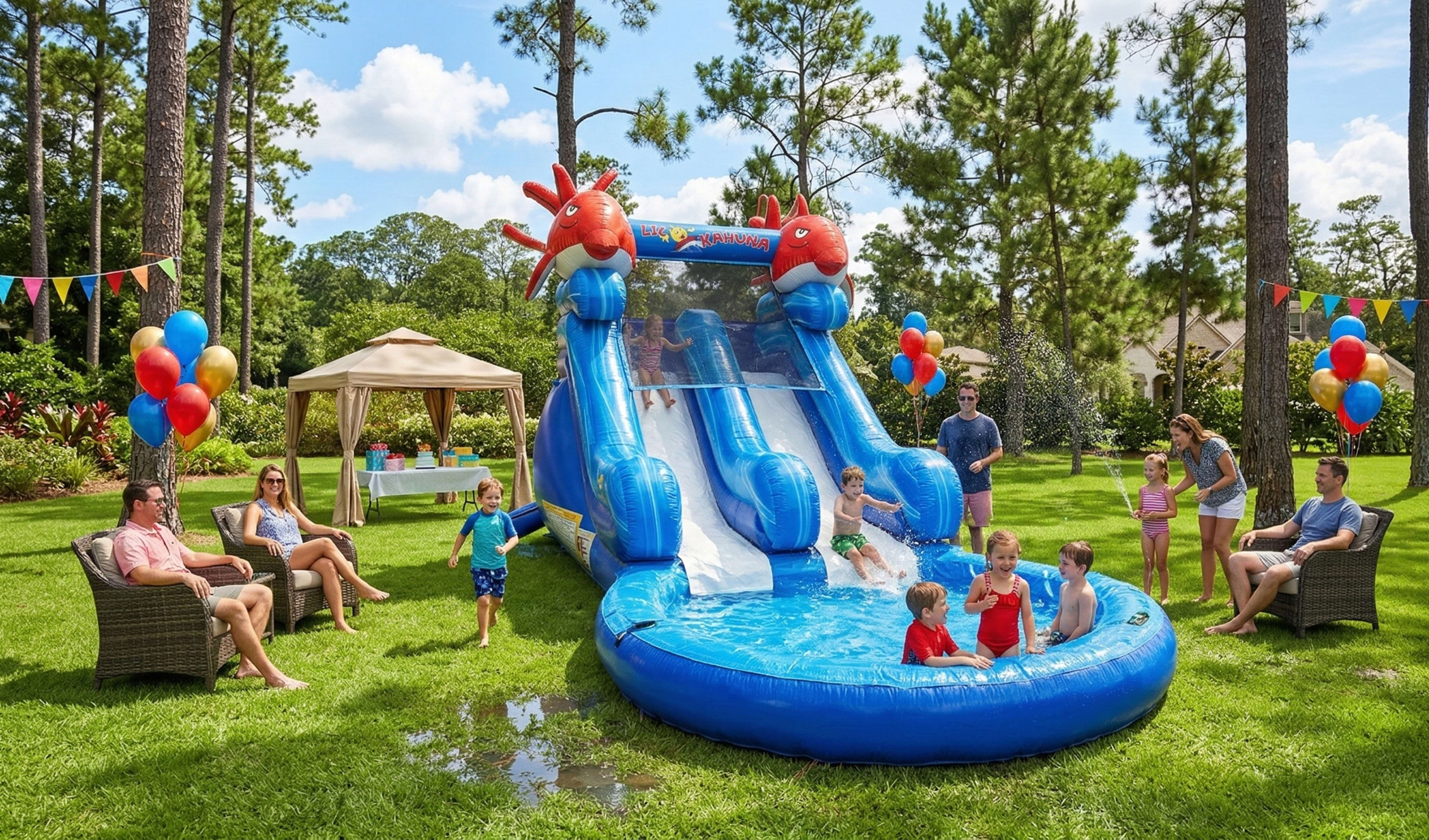 Lil Kahuna Toddler Water Slide delivered to Houston, Austin, San Antonio, Dallas and across the United States.