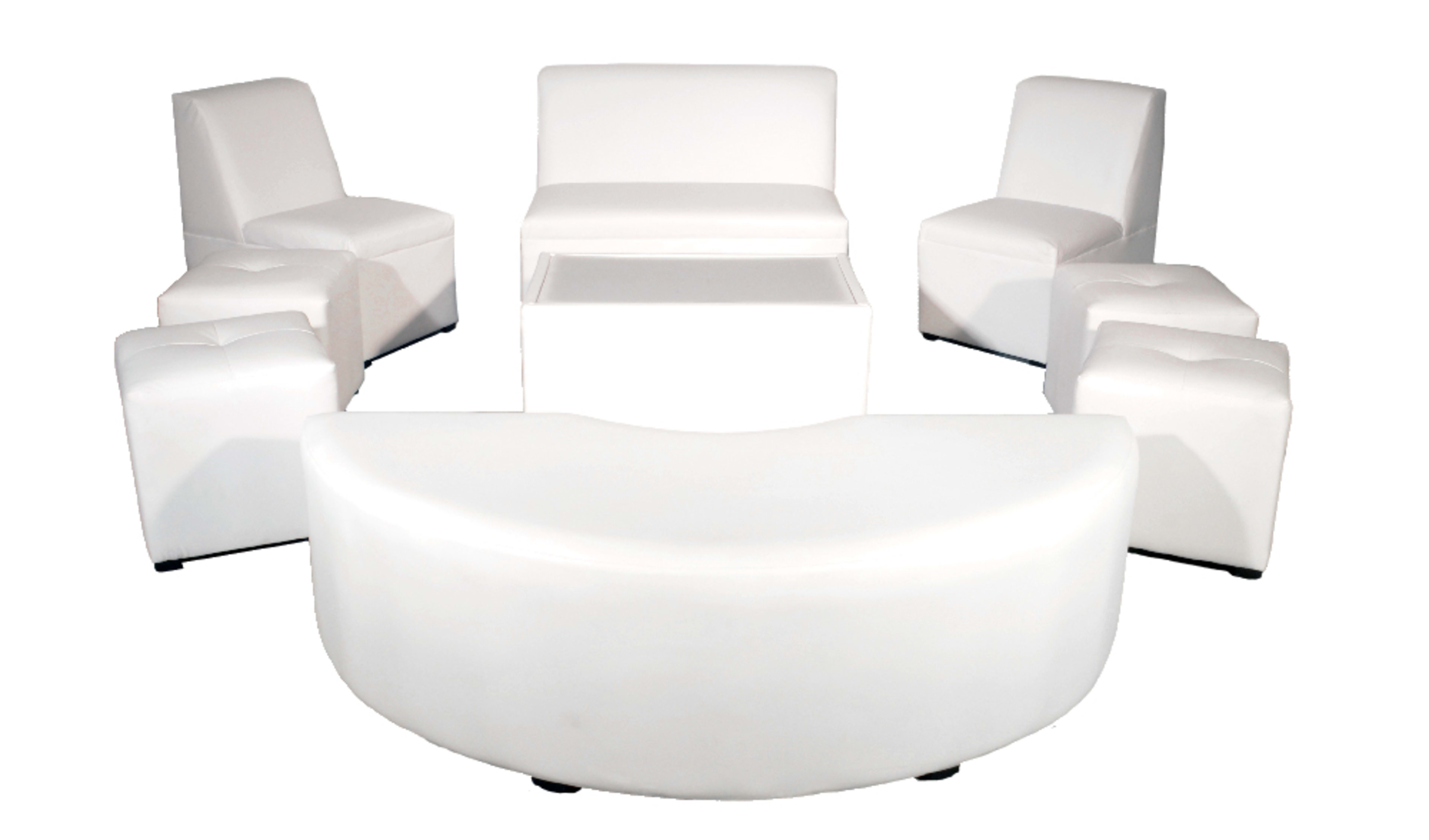 11 People set with half moon furniture set